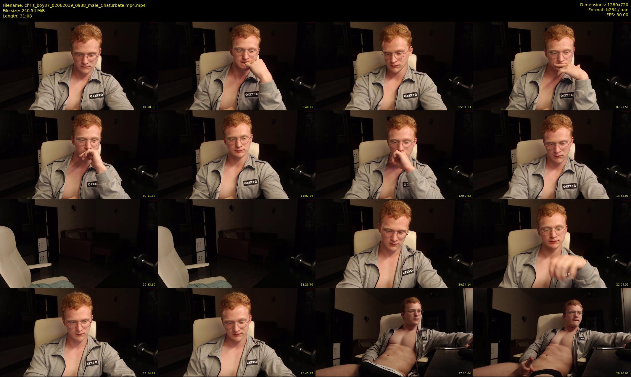 chris_boy37 — 32 minute Chaturbate male cam show recording, 720p, Jun 2, 2019