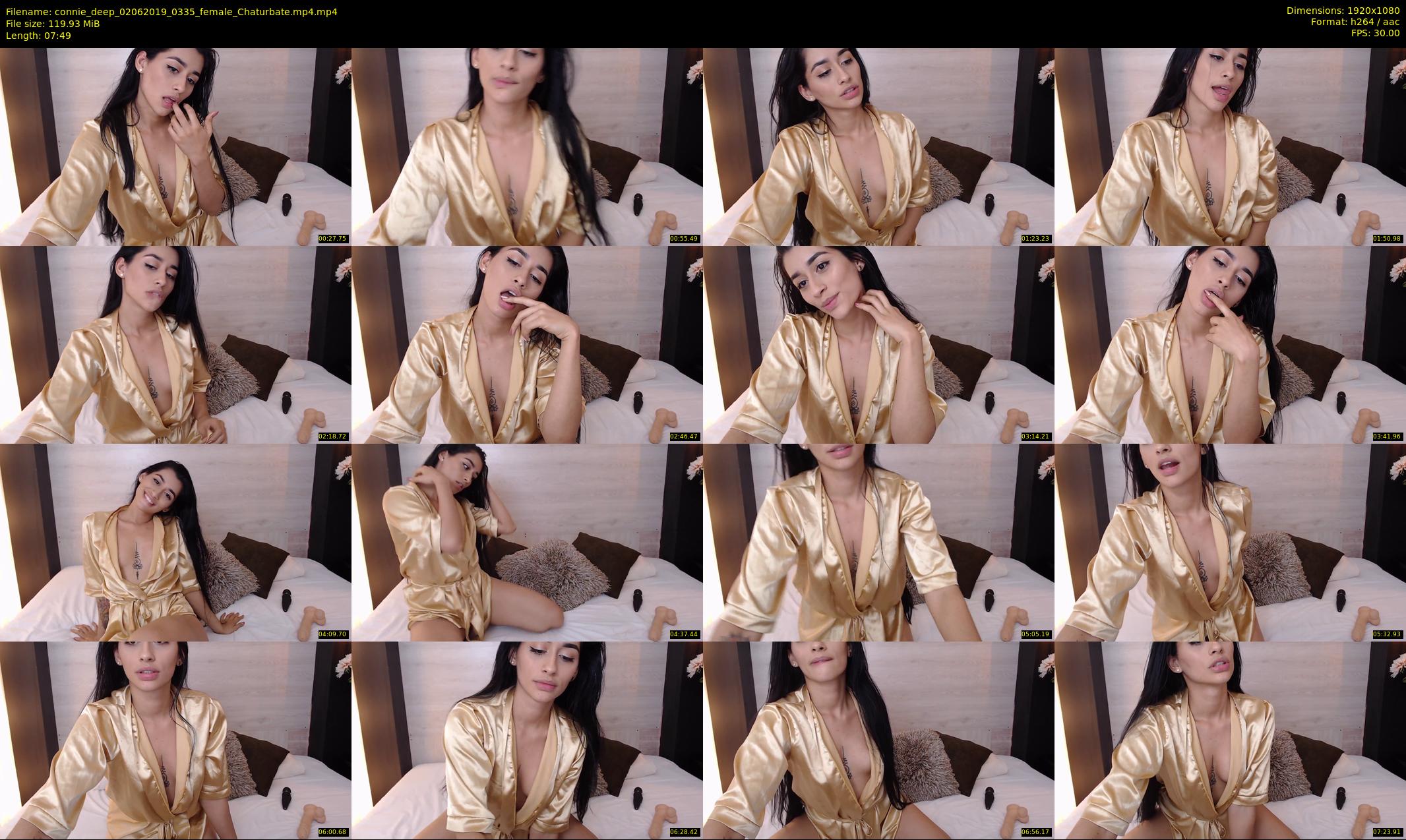 connie_deep — 8 minute Chaturbate female cam show recording, 1080p, Jun 2, 2019