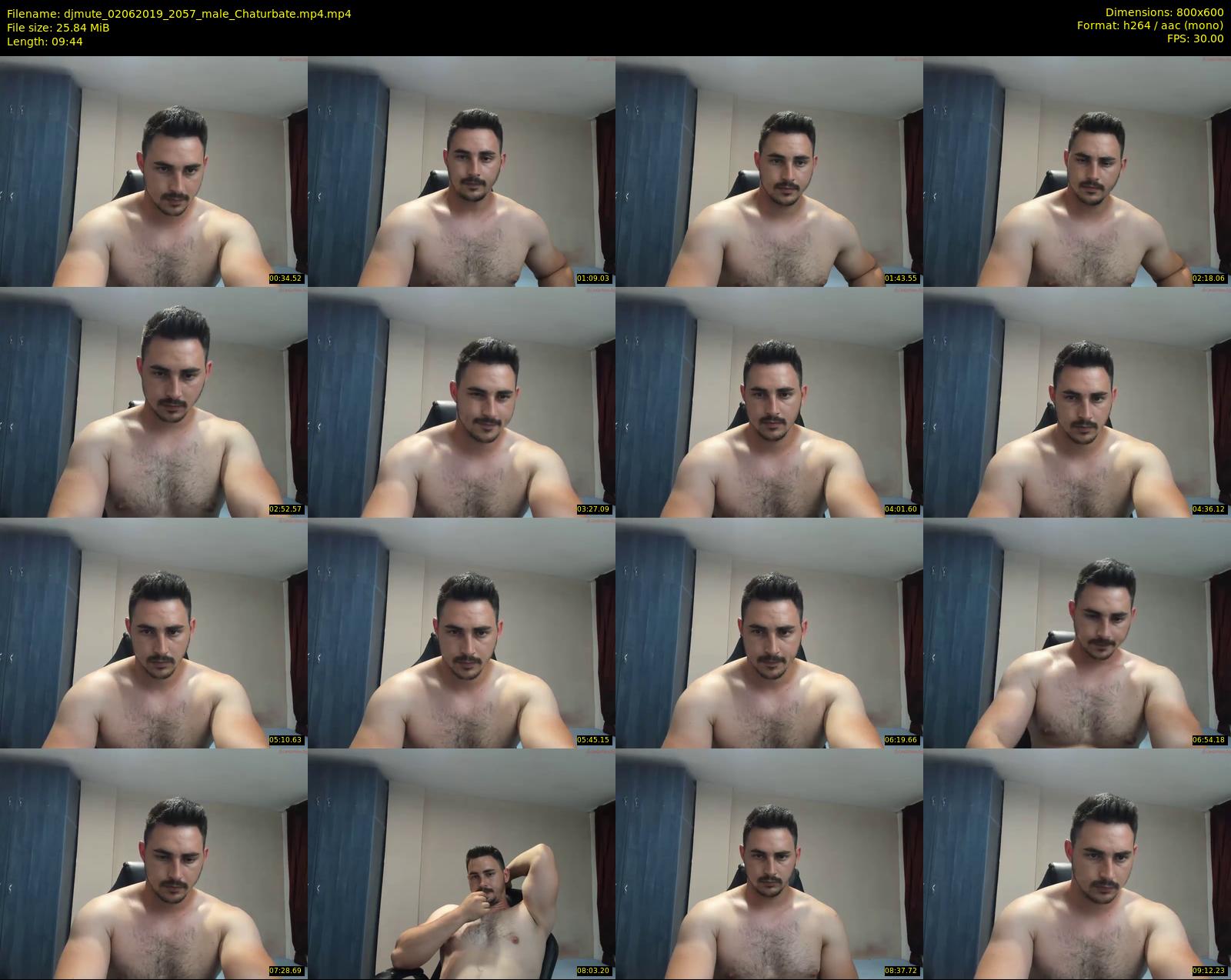 djmute — 10 minute Chaturbate male cam show recording, 480p, Jun 2, 2019