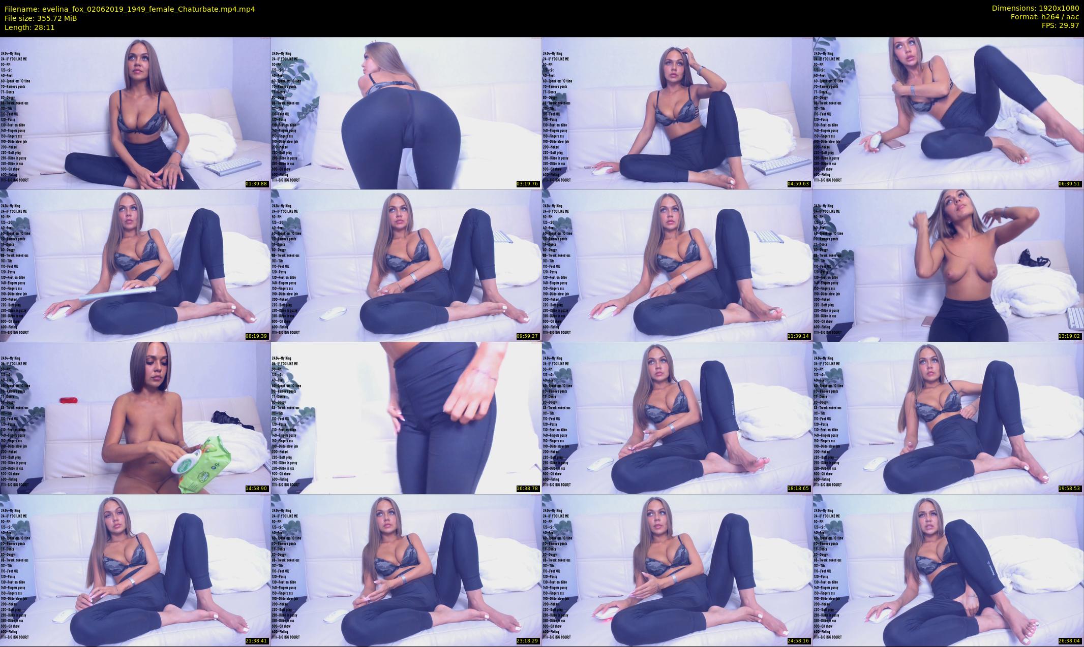 evelina_fox — 29 minute Chaturbate female cam show recording, 1080p, Jun 2, 2019