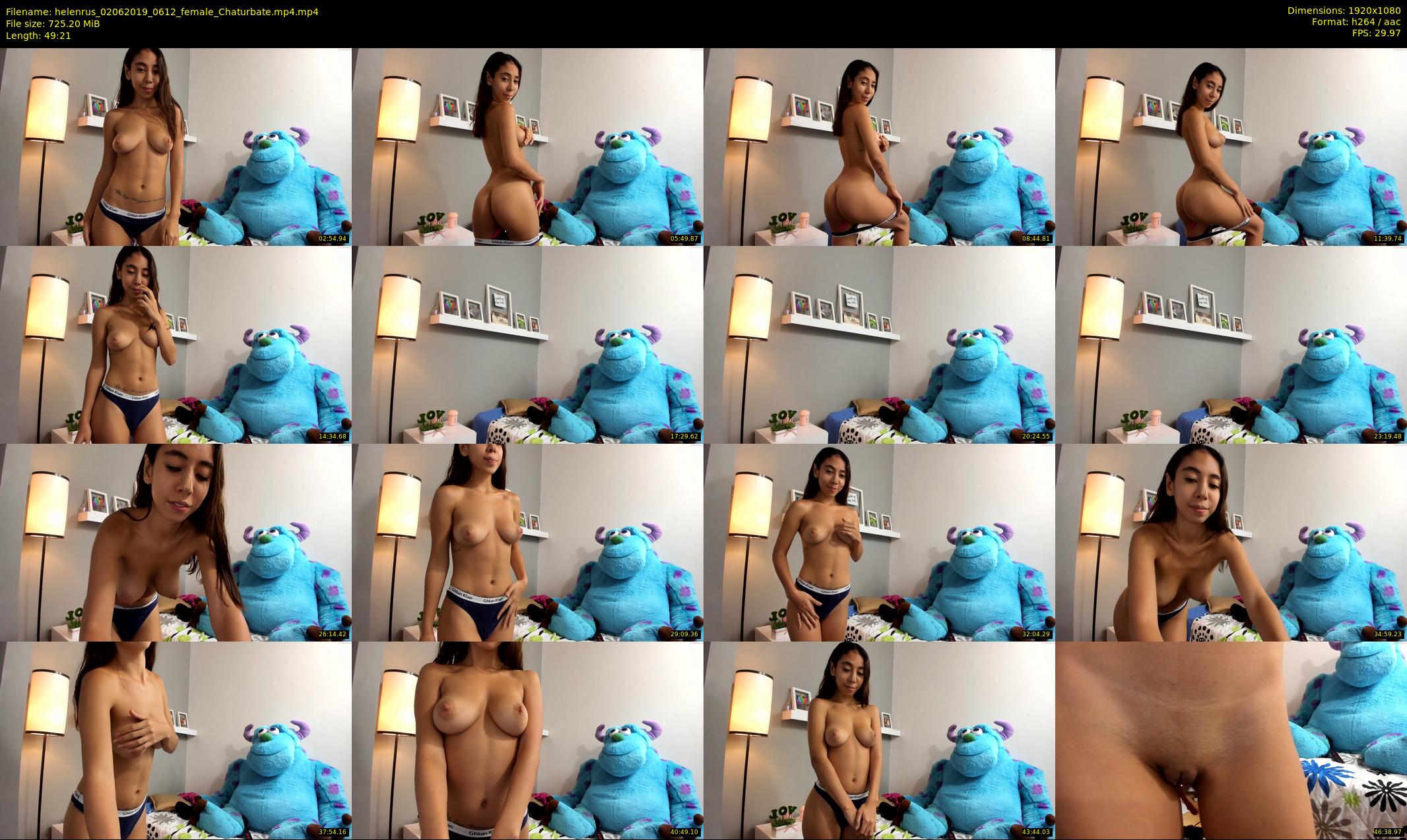 helenrus — 50 minute Chaturbate female cam show recording, 1080p, Jun 2, 2019
