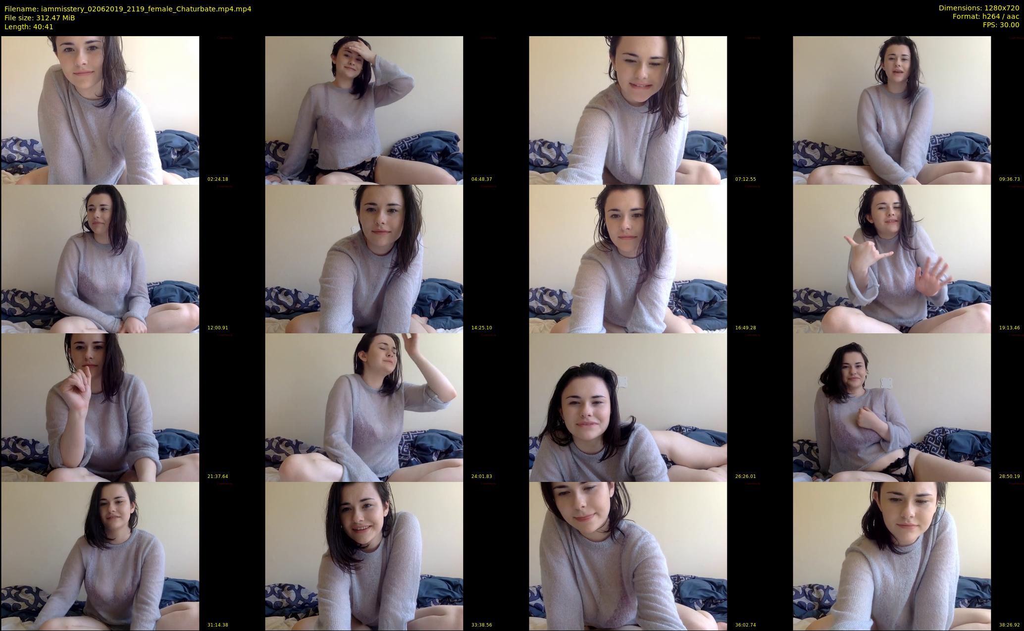 iammisstery — 41 minute Chaturbate female cam show recording, 720p, Jun 2, 2019