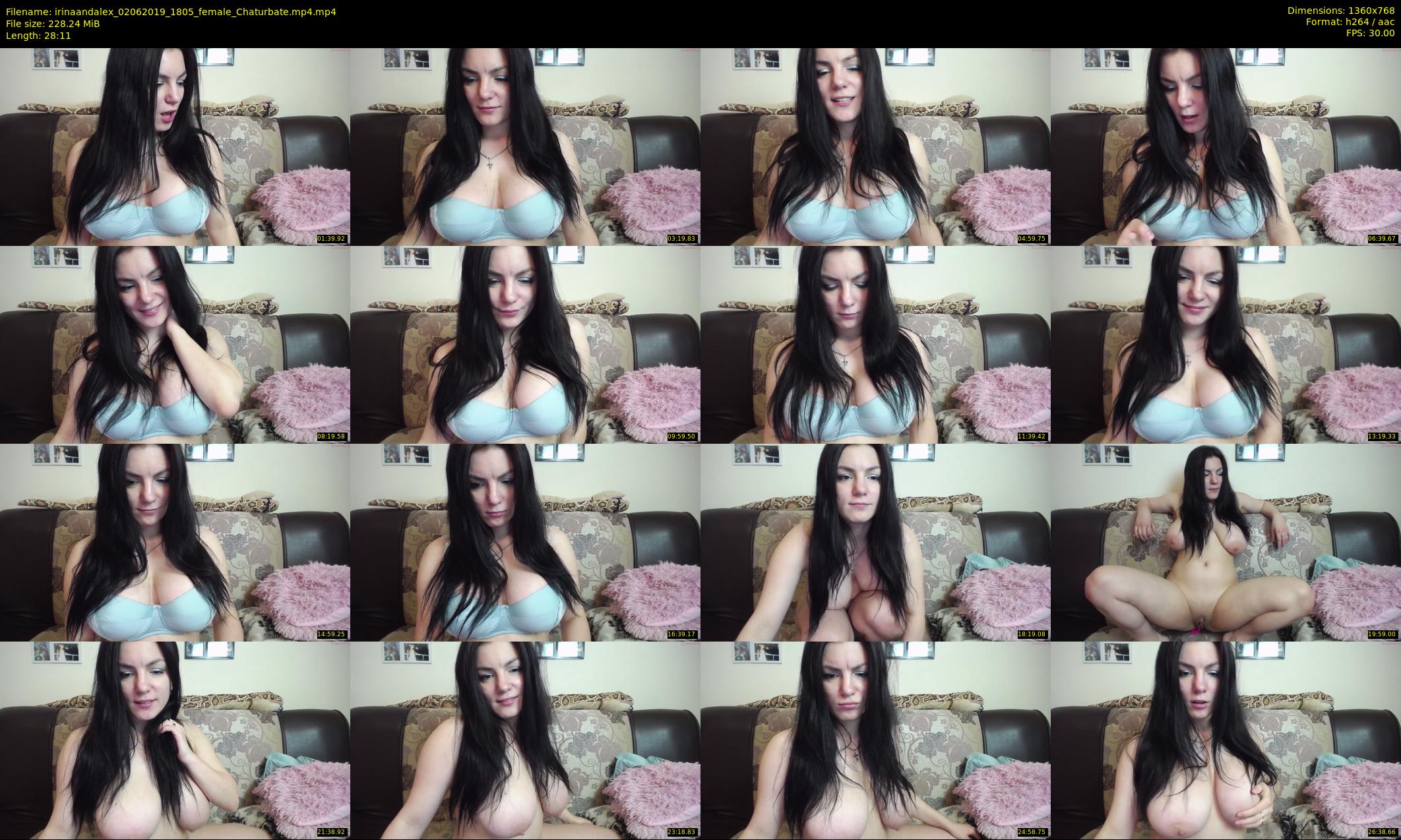 irinaandalex — 29 minute Chaturbate couple cam show recording, 720p, Jun 2, 2019