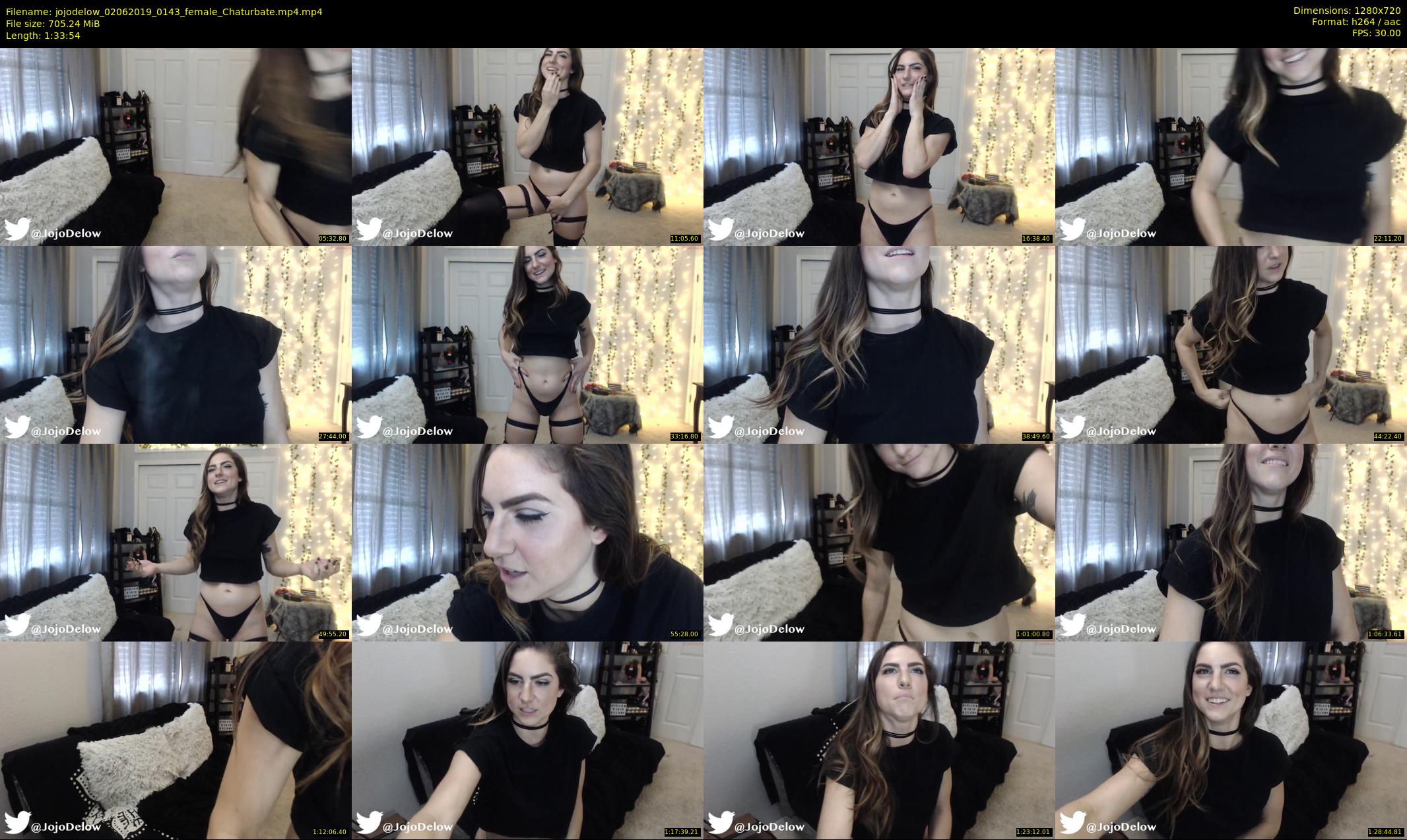 jojodelow — 94 minute Chaturbate female cam show recording, 720p, Jun 2, 2019