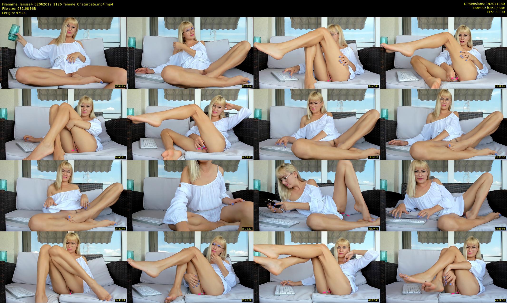 larissa4 — 48 minute Chaturbate female cam show recording, 1080p, Jun 2, 2019