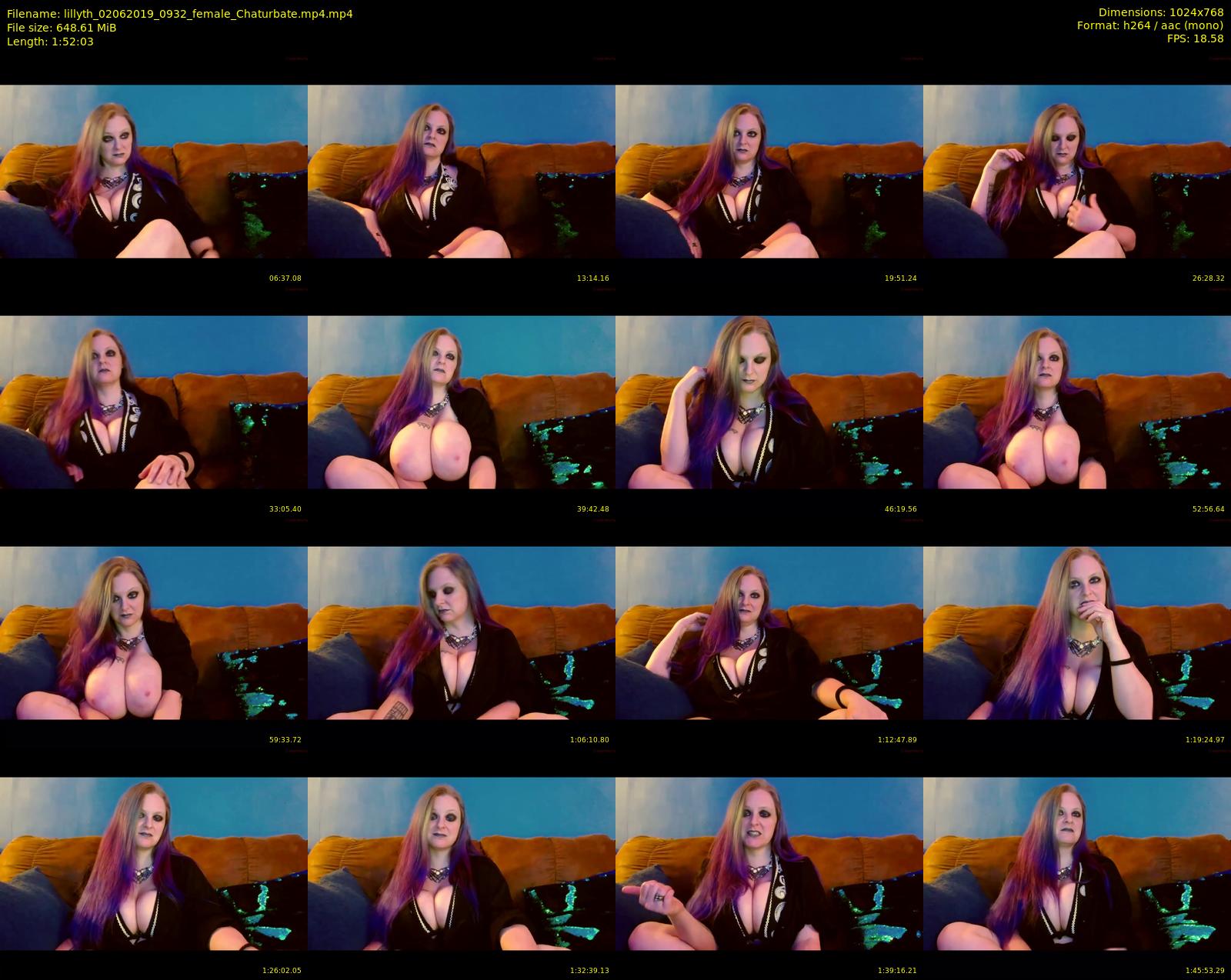 lillyth — 113 minute Chaturbate female cam show recording, 720p, Jun 2, 2019