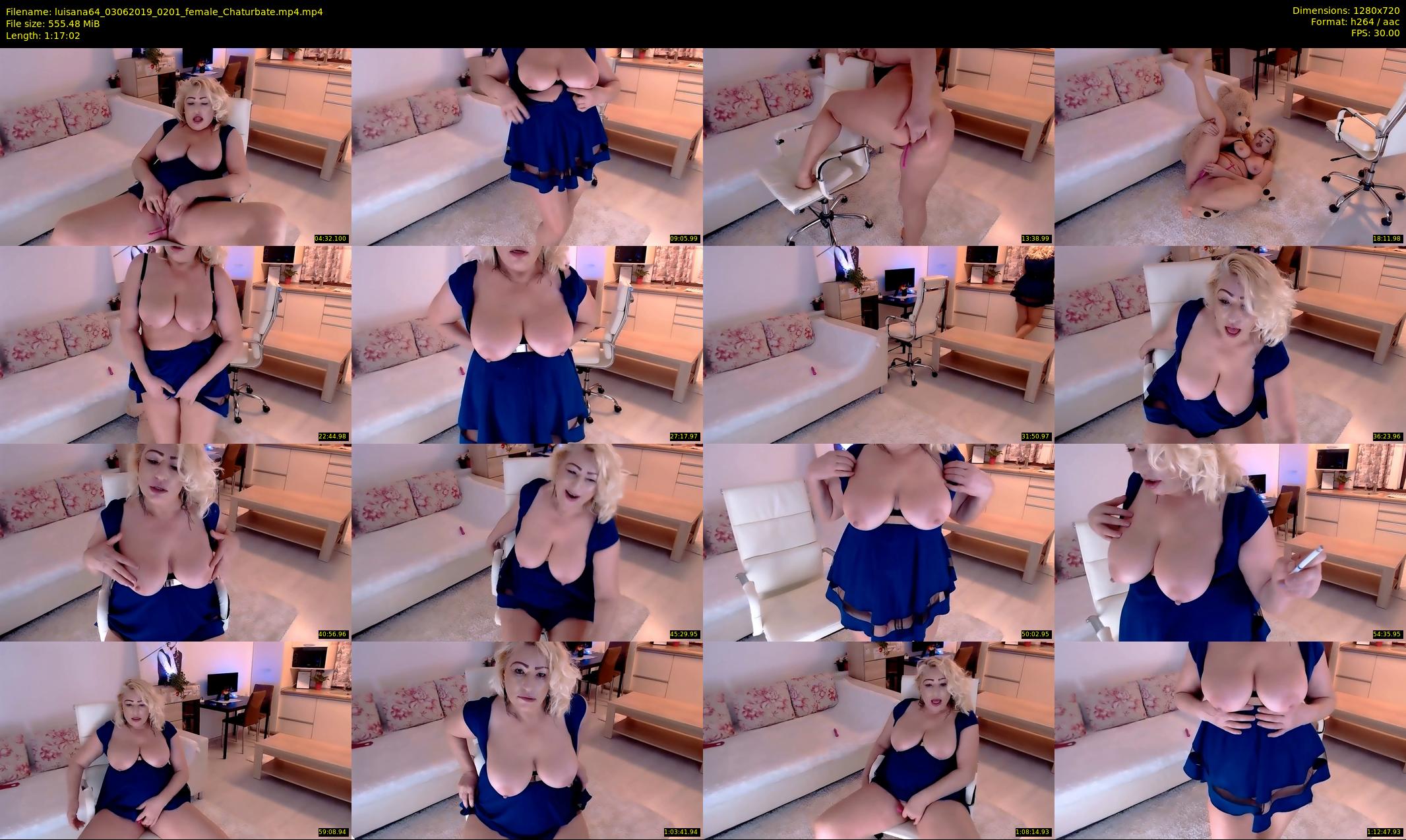 luisana64 — 78 minute Chaturbate female cam show recording, 720p, Jun 3, 2019