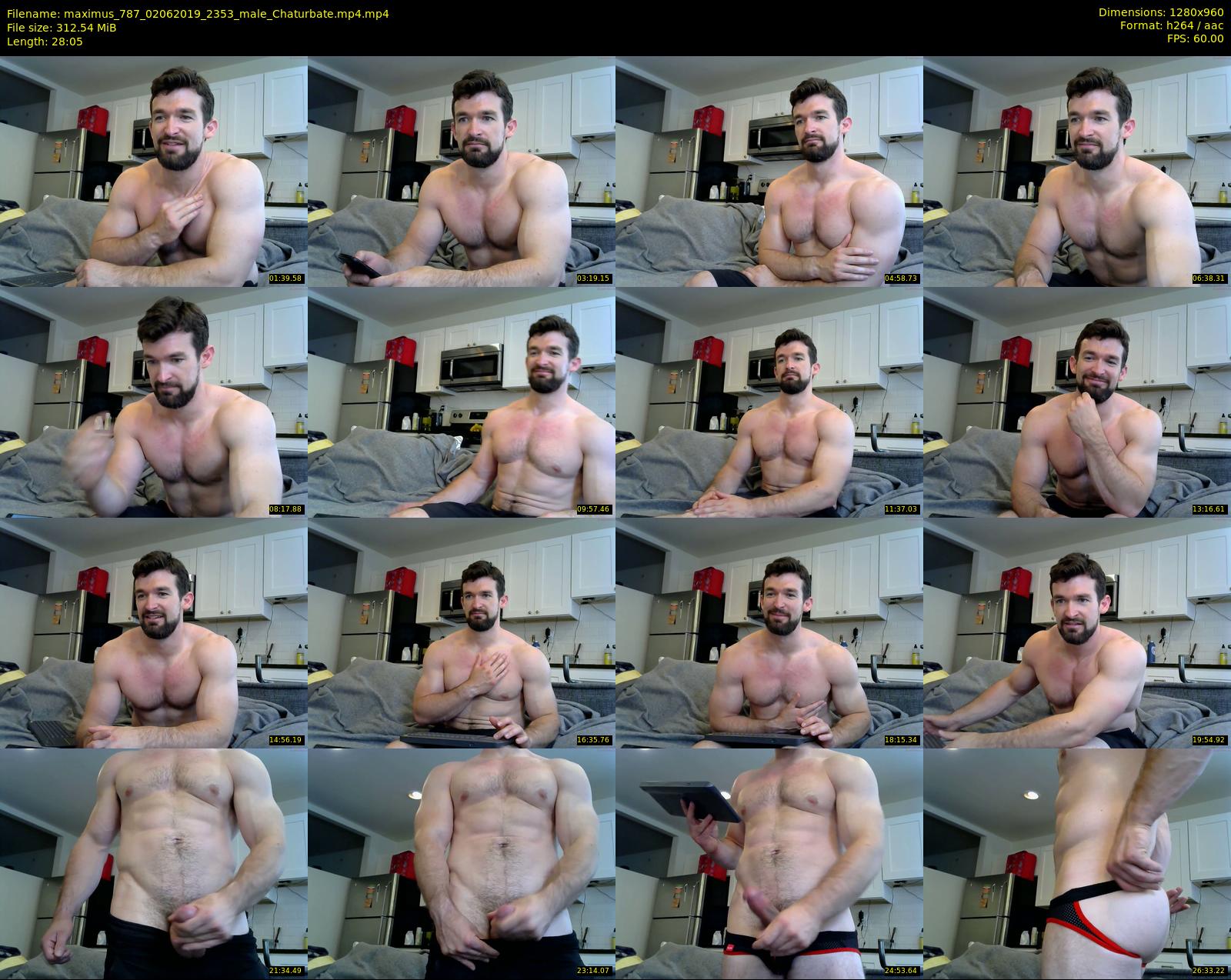 maximus_787 — 29 minute Chaturbate male cam show recording, 720p, Jun 2, 2019