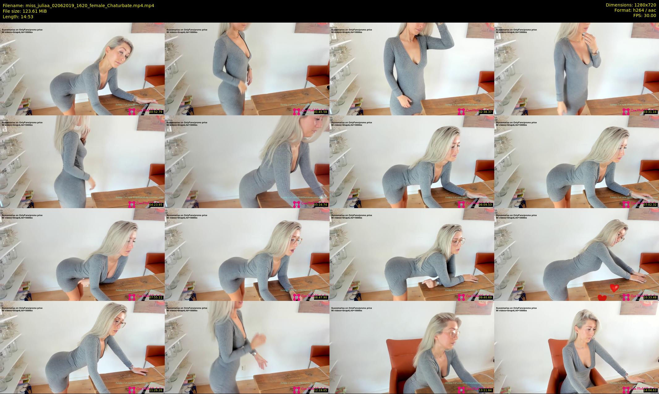 miss_juliaa — 15 minute Chaturbate female cam show recording, 720p, Jun 2, 2019