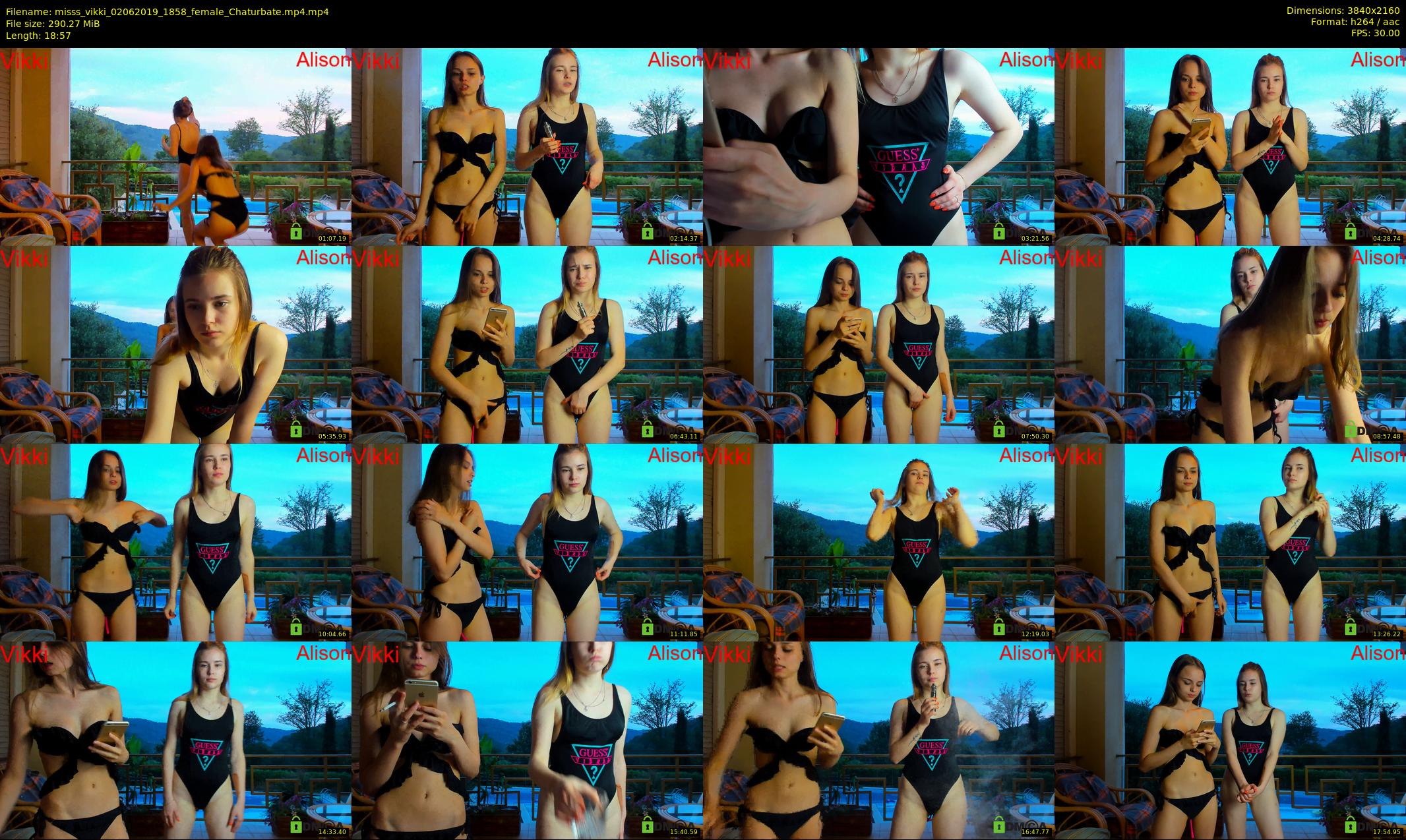 misss_vikki — 19 minute Chaturbate female cam show recording, 4K, Jun 2, 2019