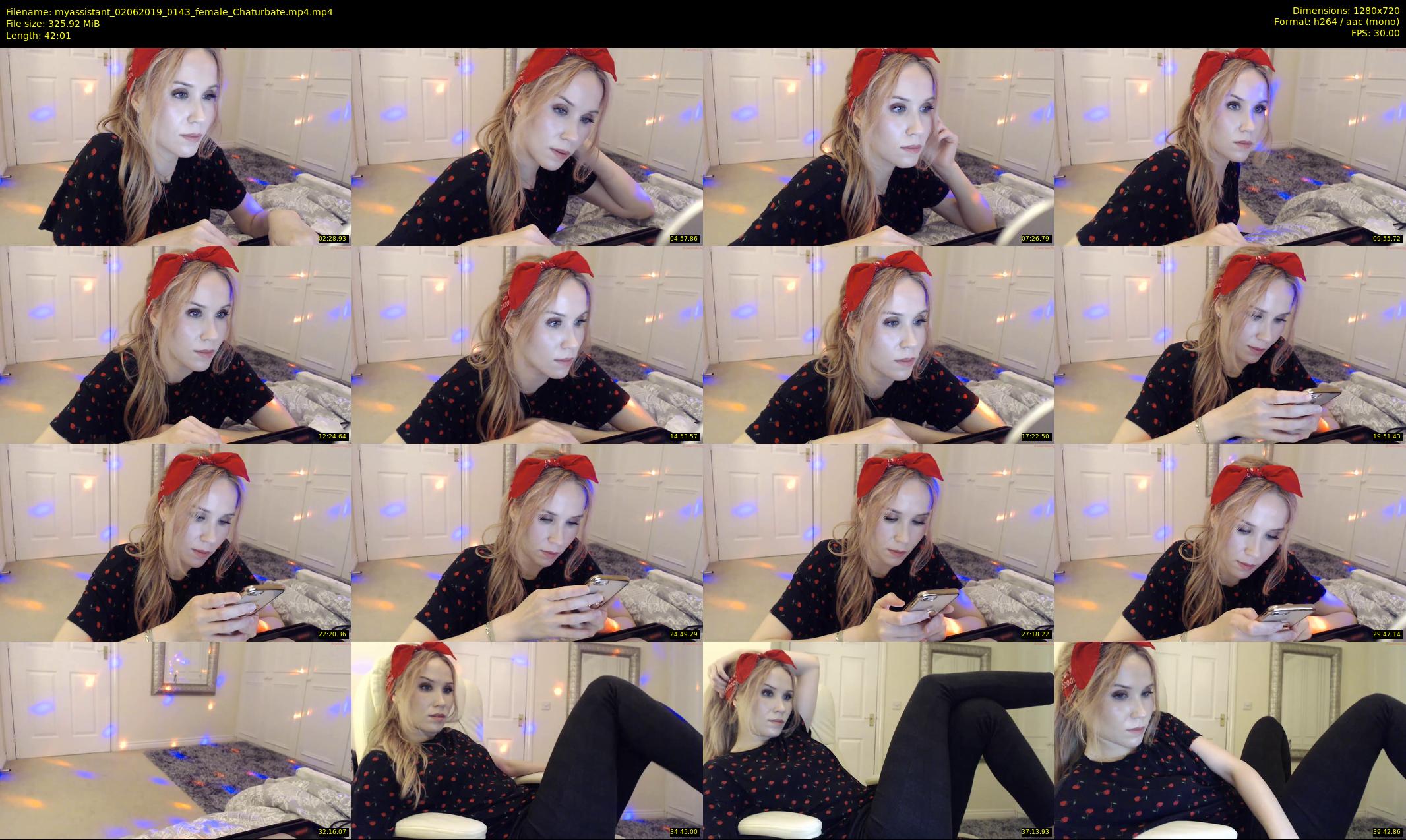 myassistant — 43 minute Chaturbate female cam show recording, 720p, Jun 2, 2019