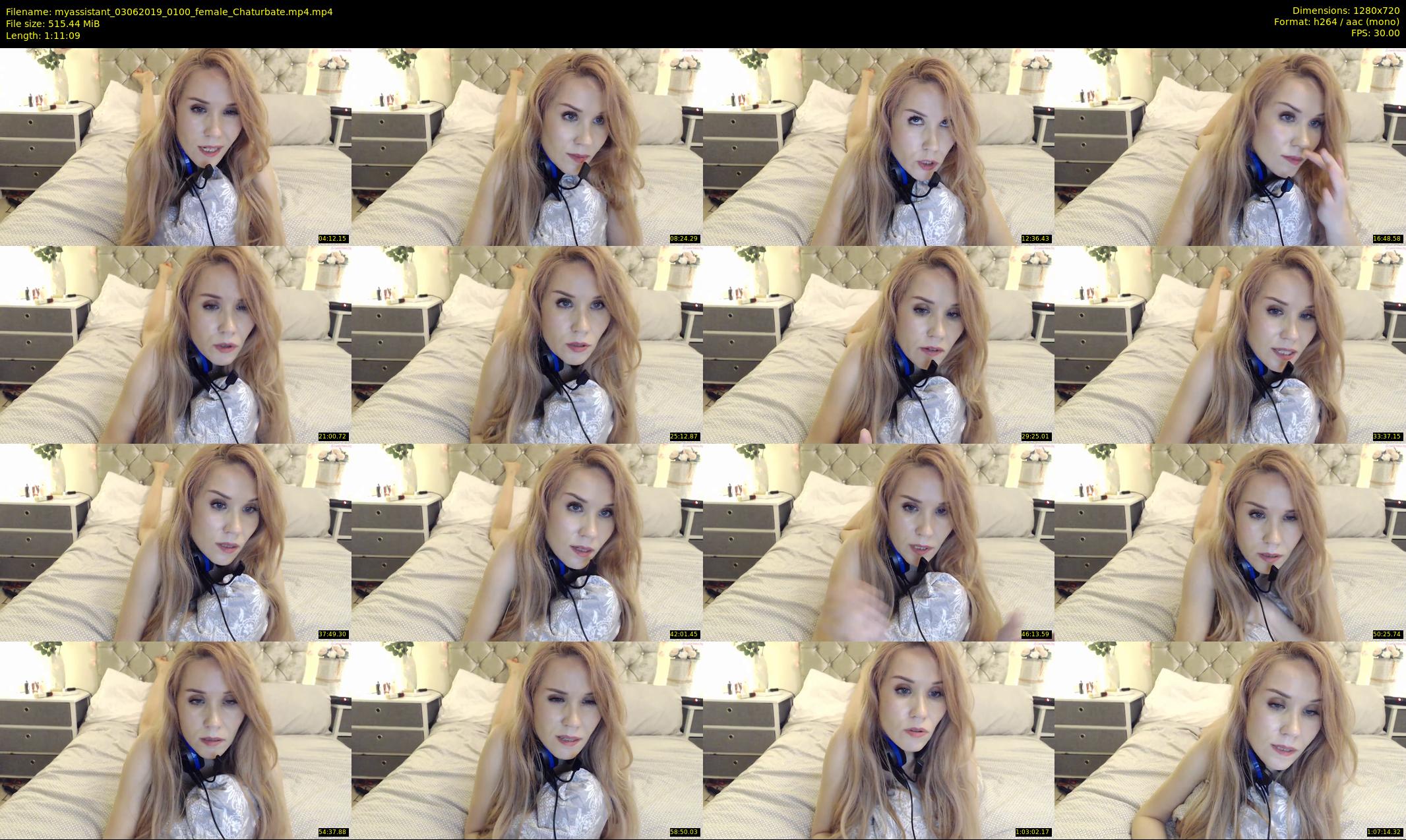 myassistant — 72 minute Chaturbate female cam show recording, 720p, Jun 3, 2019