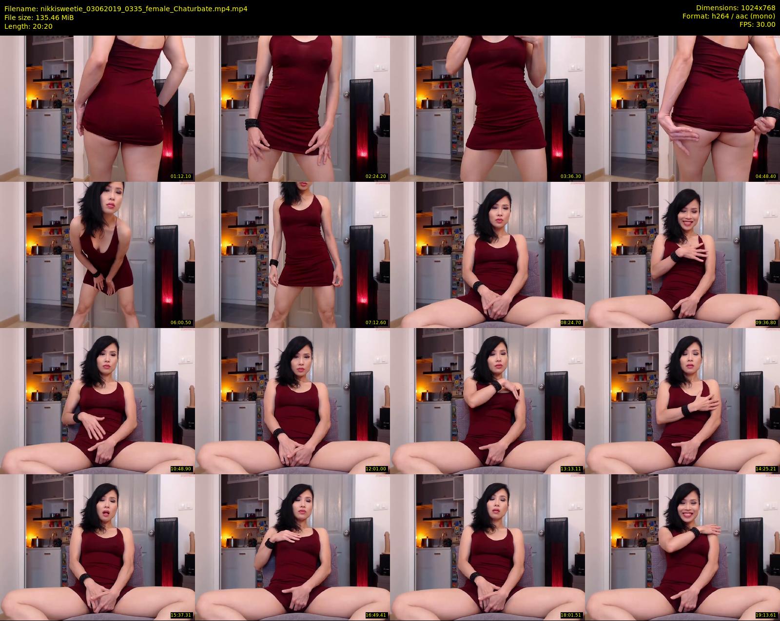 nikkisweetie — 21 minute Chaturbate female cam show recording, 720p, Jun 3, 2019