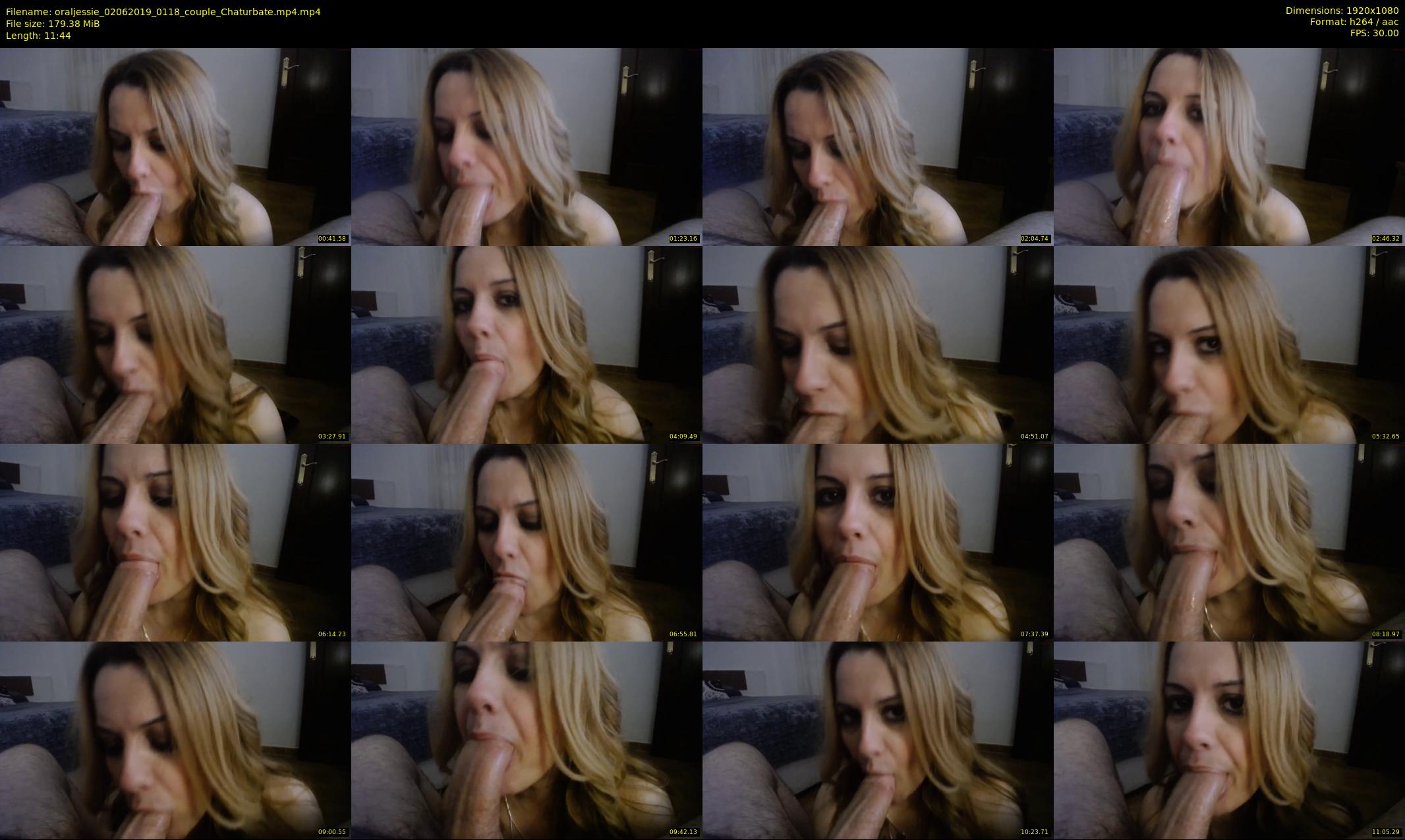 oraljessie — 12 minute Chaturbate couple cam show recording, 1080p, Jun 2, 2019