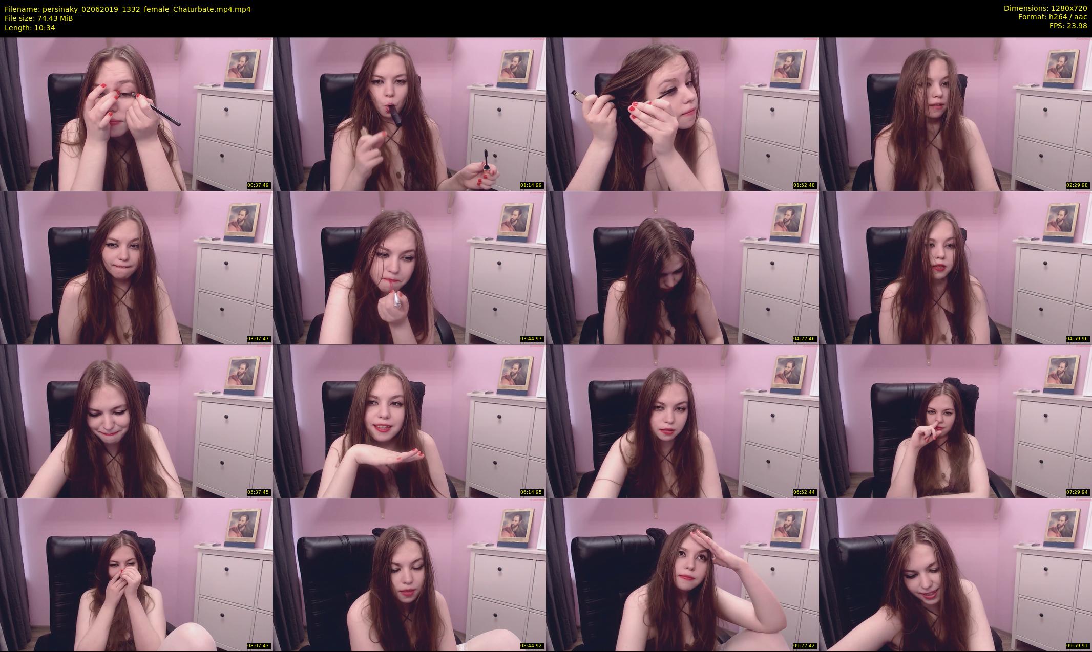 persinaky — 11 minute Chaturbate female cam show recording, 720p, Jun 2, 2019