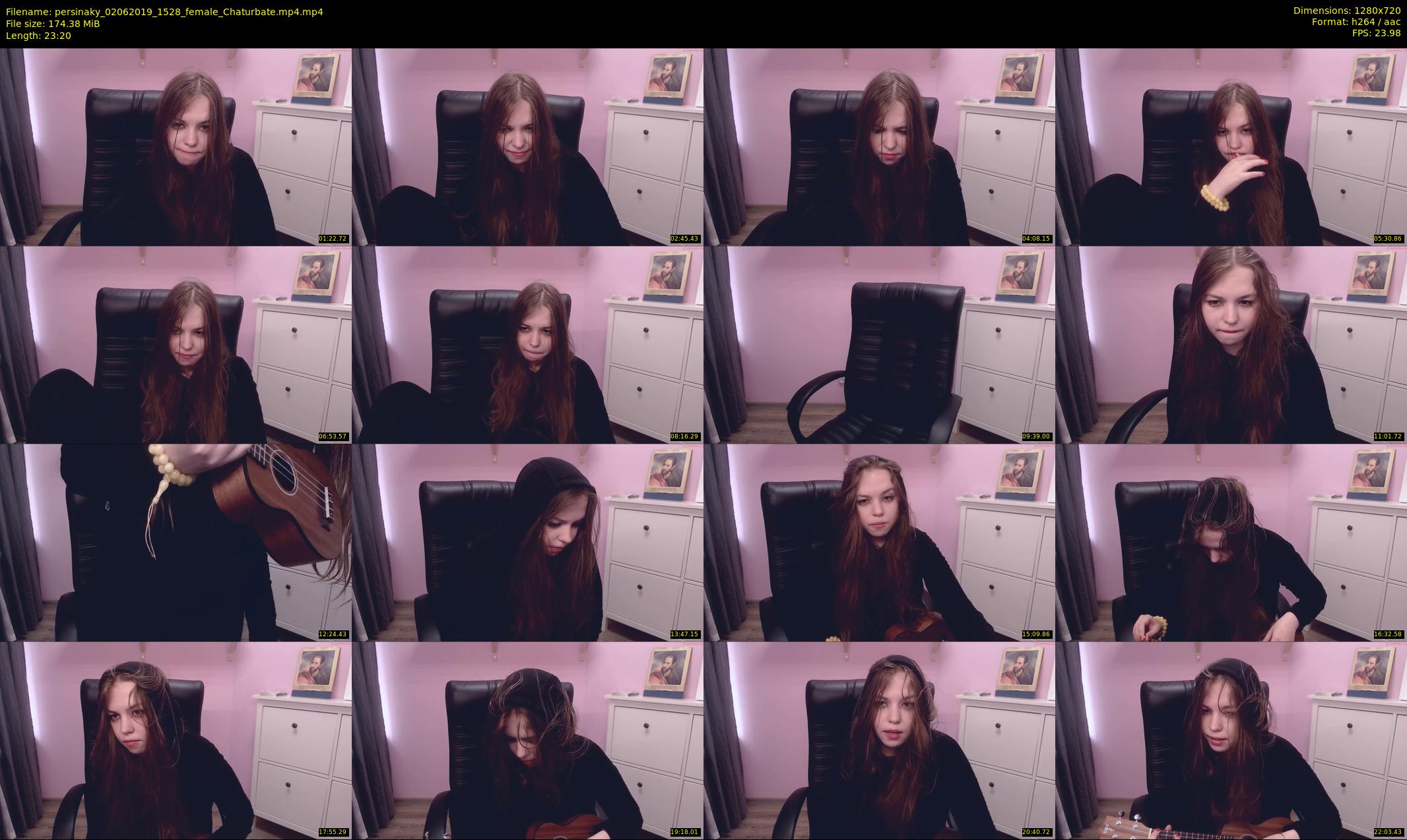 persinaky — 24 minute Chaturbate female cam show recording, 720p, Jun 2, 2019