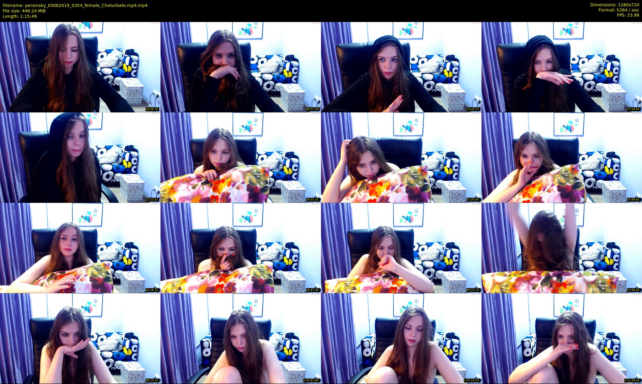 persinaky — 76 minute Chaturbate female cam show recording, 720p, Jun 3, 2019