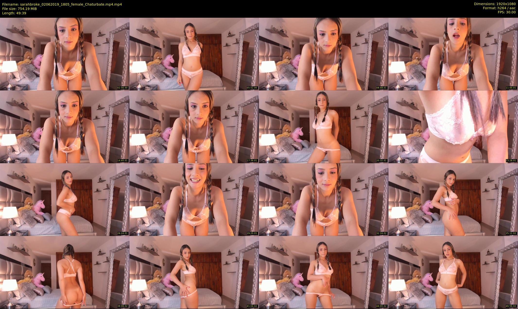 sarahbroke — 50 minute Chaturbate female cam show recording, 1080p, Jun 2, 2019