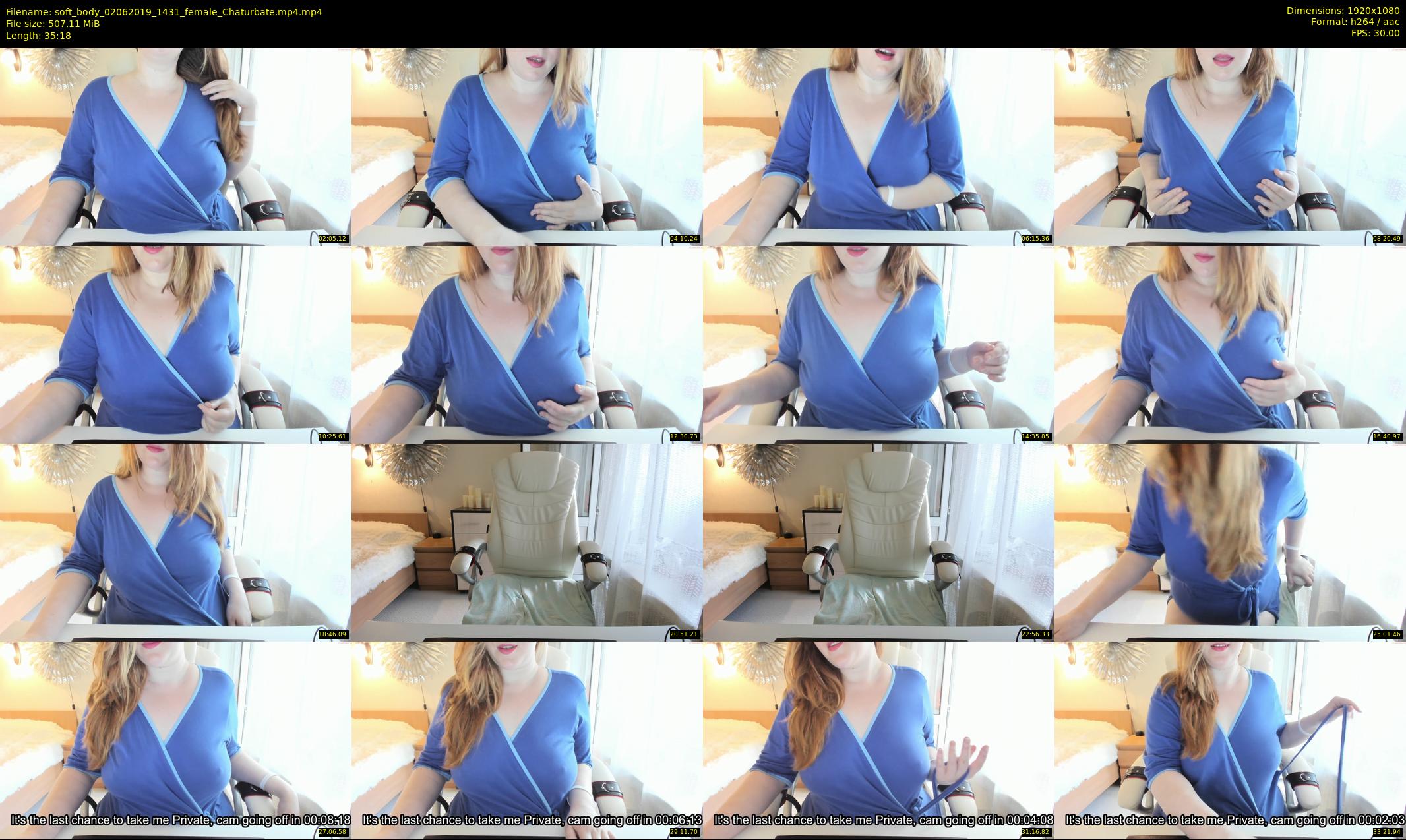 soft_body — 36 minute Chaturbate female cam show recording, 1080p, Jun 2, 2019
