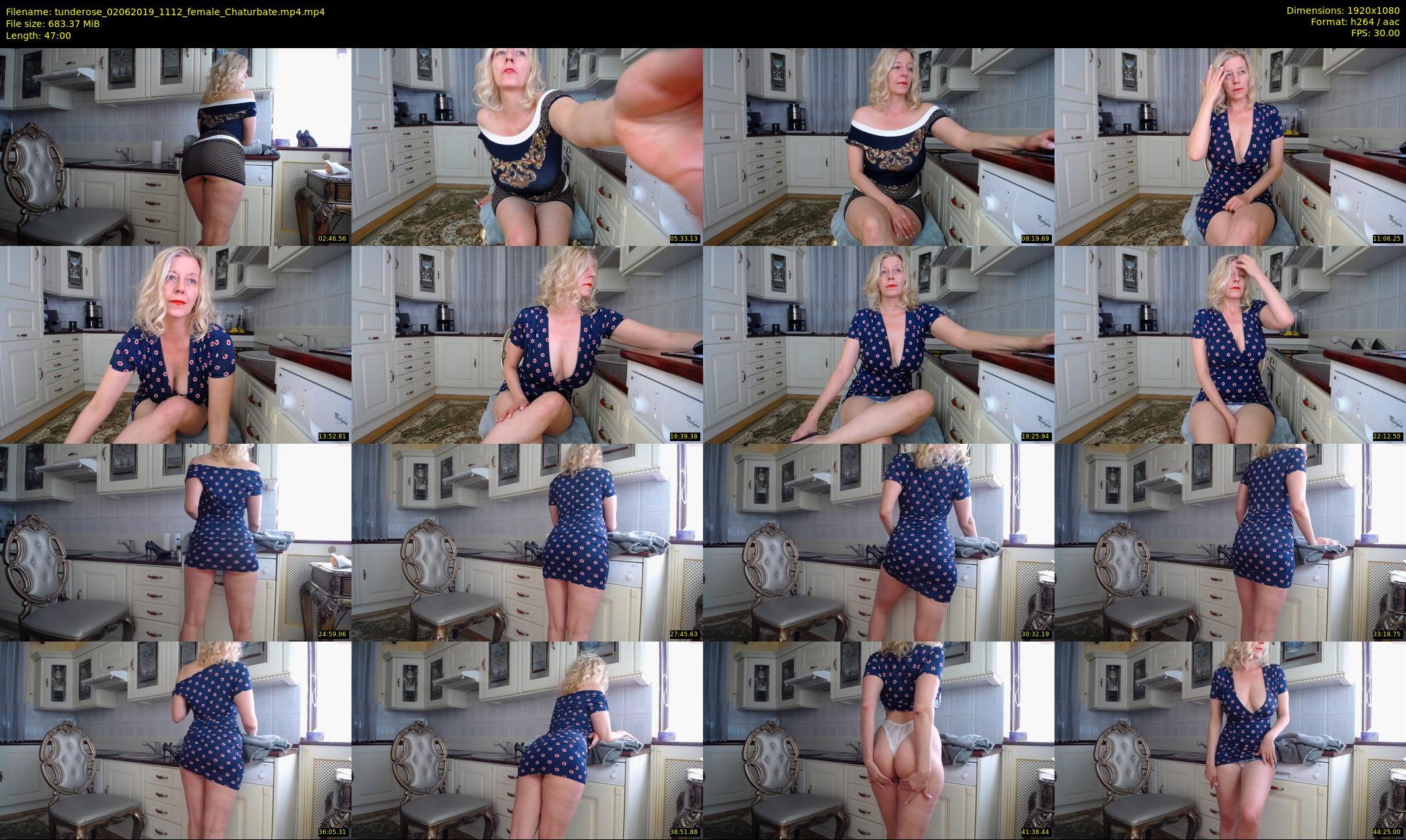 tunderose — 47 minute Chaturbate female cam show recording, 1080p, Jun 2, 2019