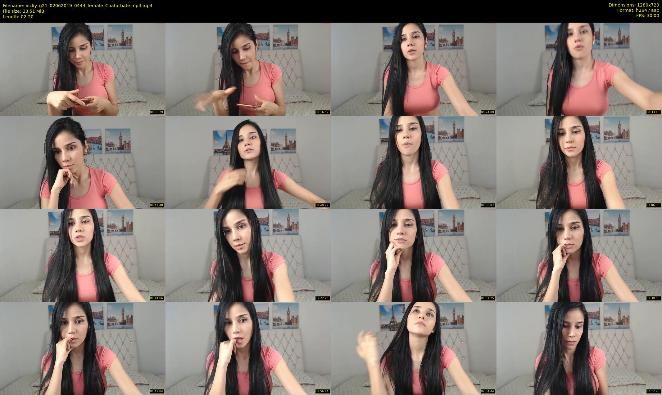 vicky_g21 — 3 minute Chaturbate female cam show recording, 720p, Jun 2, 2019