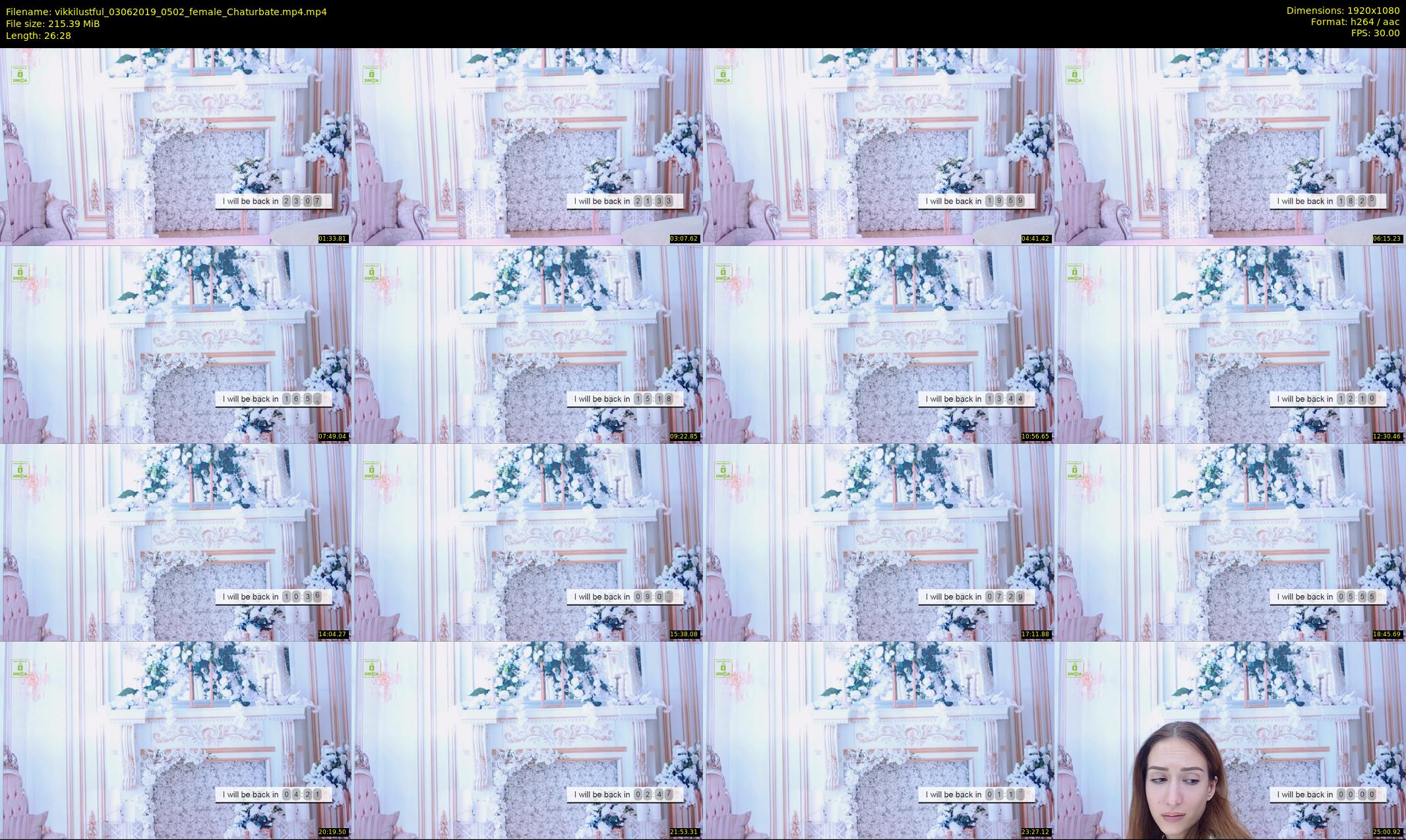vikkilustful — 27 minute Chaturbate female cam show recording, 1080p, Jun 3, 2019