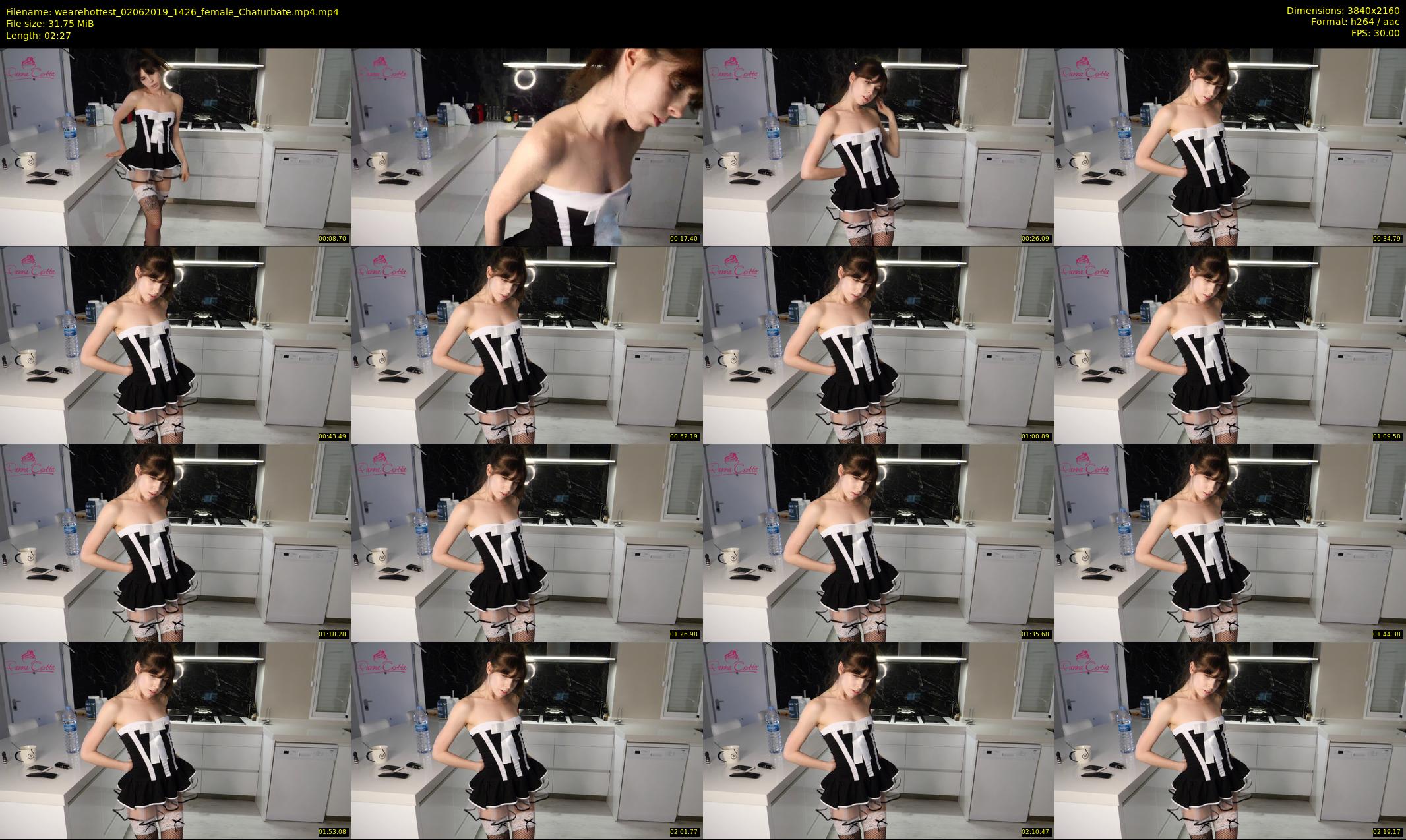 wearehottest — 3 minute Chaturbate couple cam show recording, 4K, Jun 2, 2019