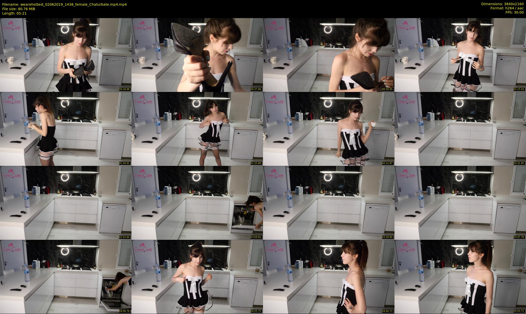 wearehottest — 6 minute Chaturbate couple cam show recording, 4K, Jun 2, 2019
