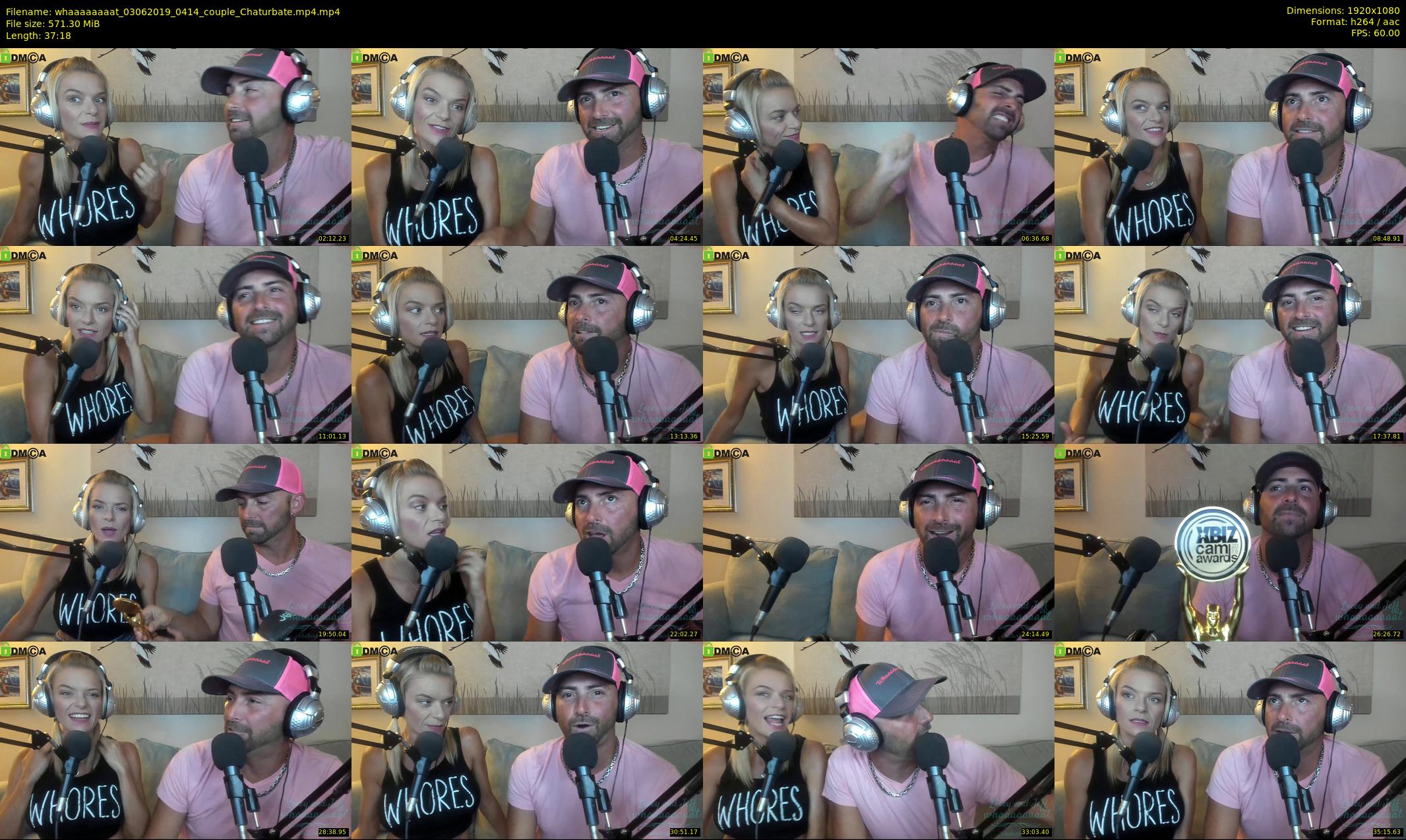 whaaaaaaaat — 38 minute Chaturbate couple cam show recording, 1080p, Jun 3, 2019