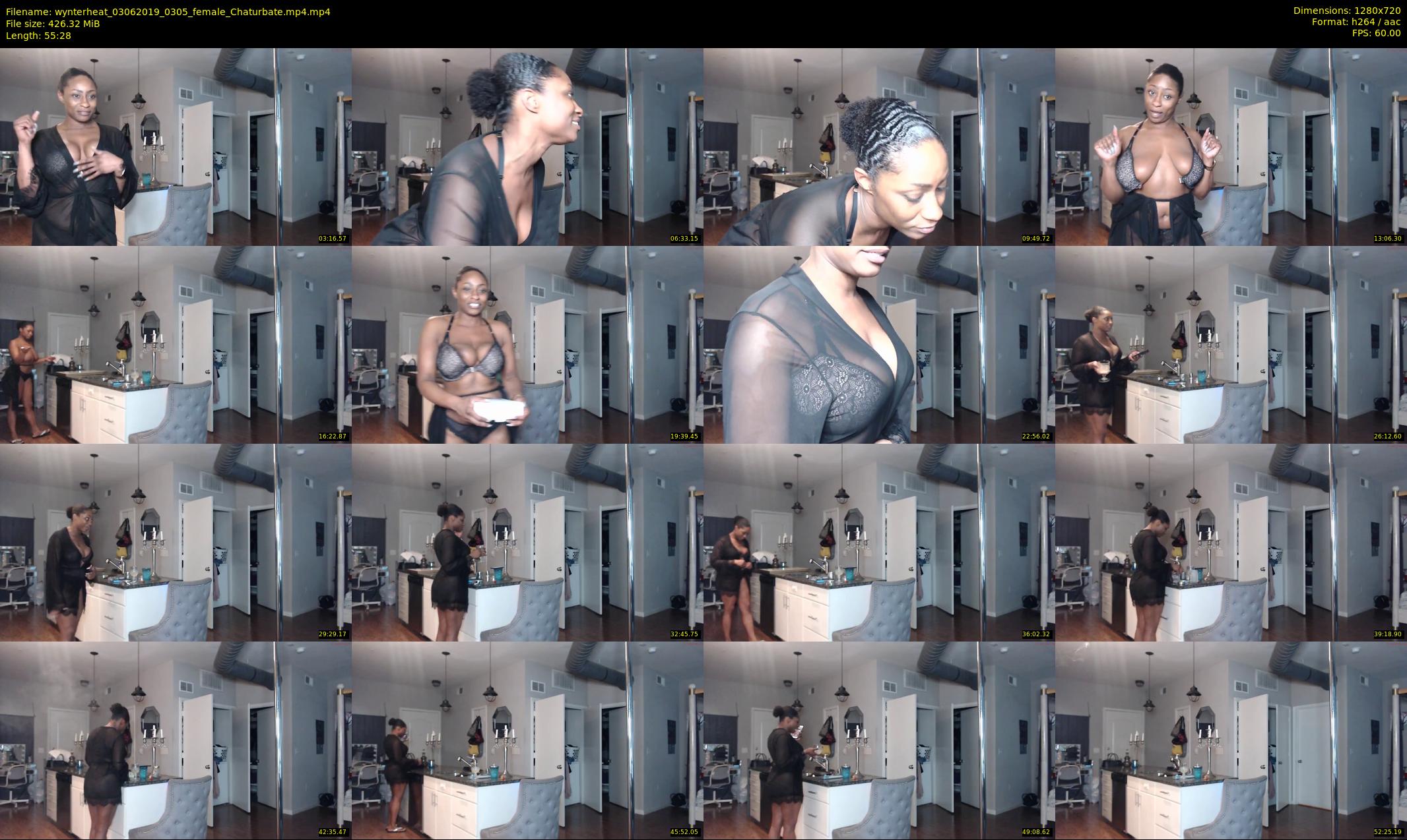 wynterheat — 56 minute Chaturbate female cam show recording, 720p, Jun 3, 2019
