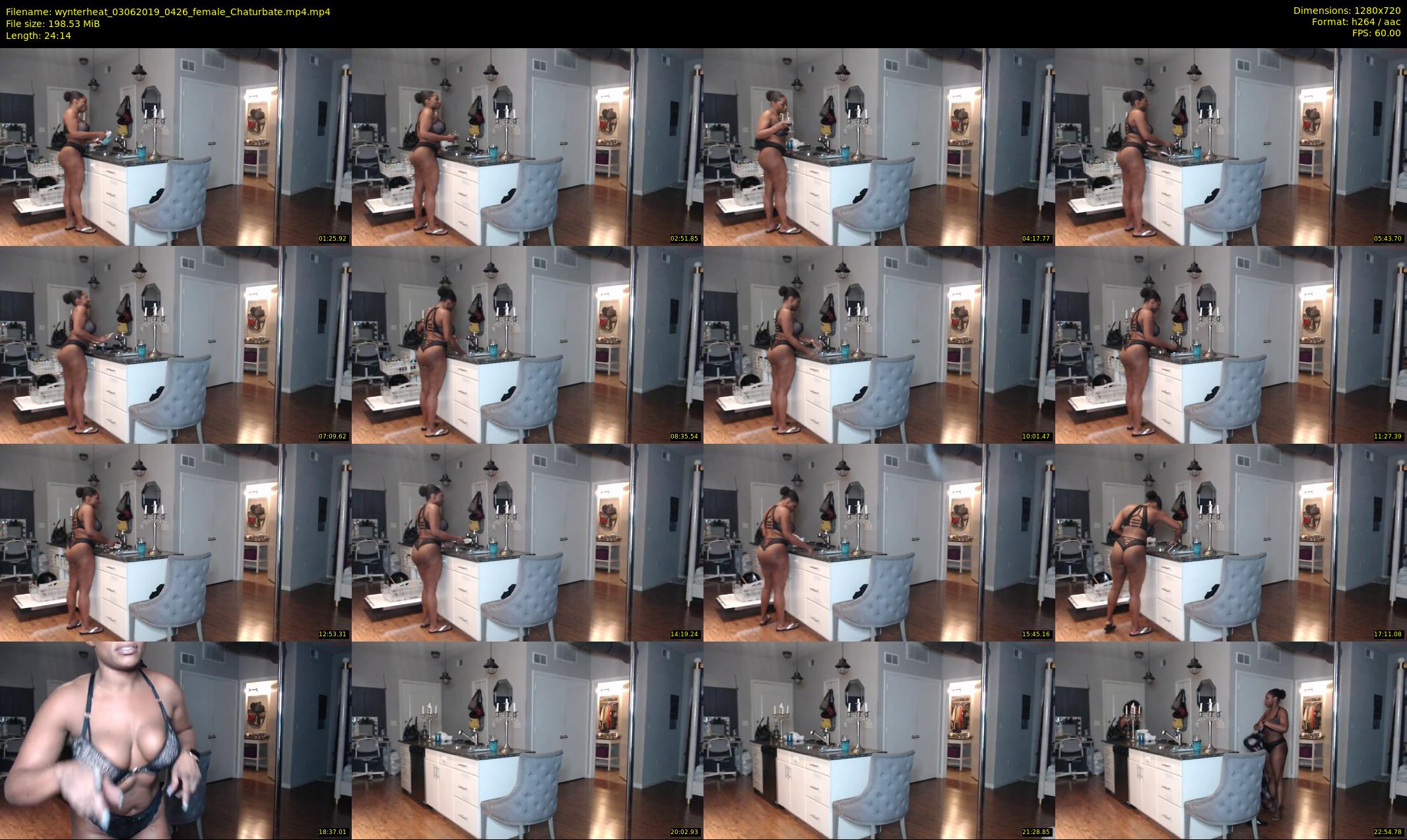 wynterheat — 25 minute Chaturbate female cam show recording, 720p, Jun 3, 2019