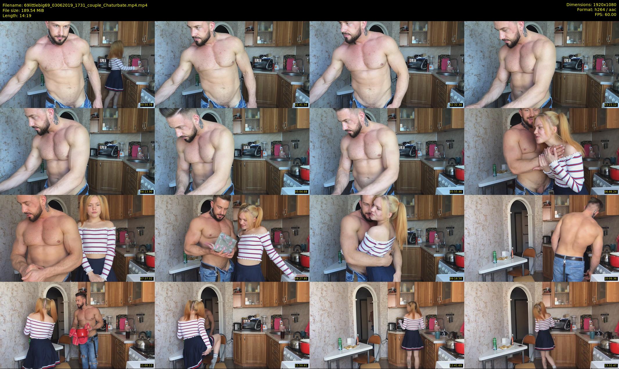 69littlebig69 — 15 minute Chaturbate couple cam show recording, 1080p, Jun 3, 2019