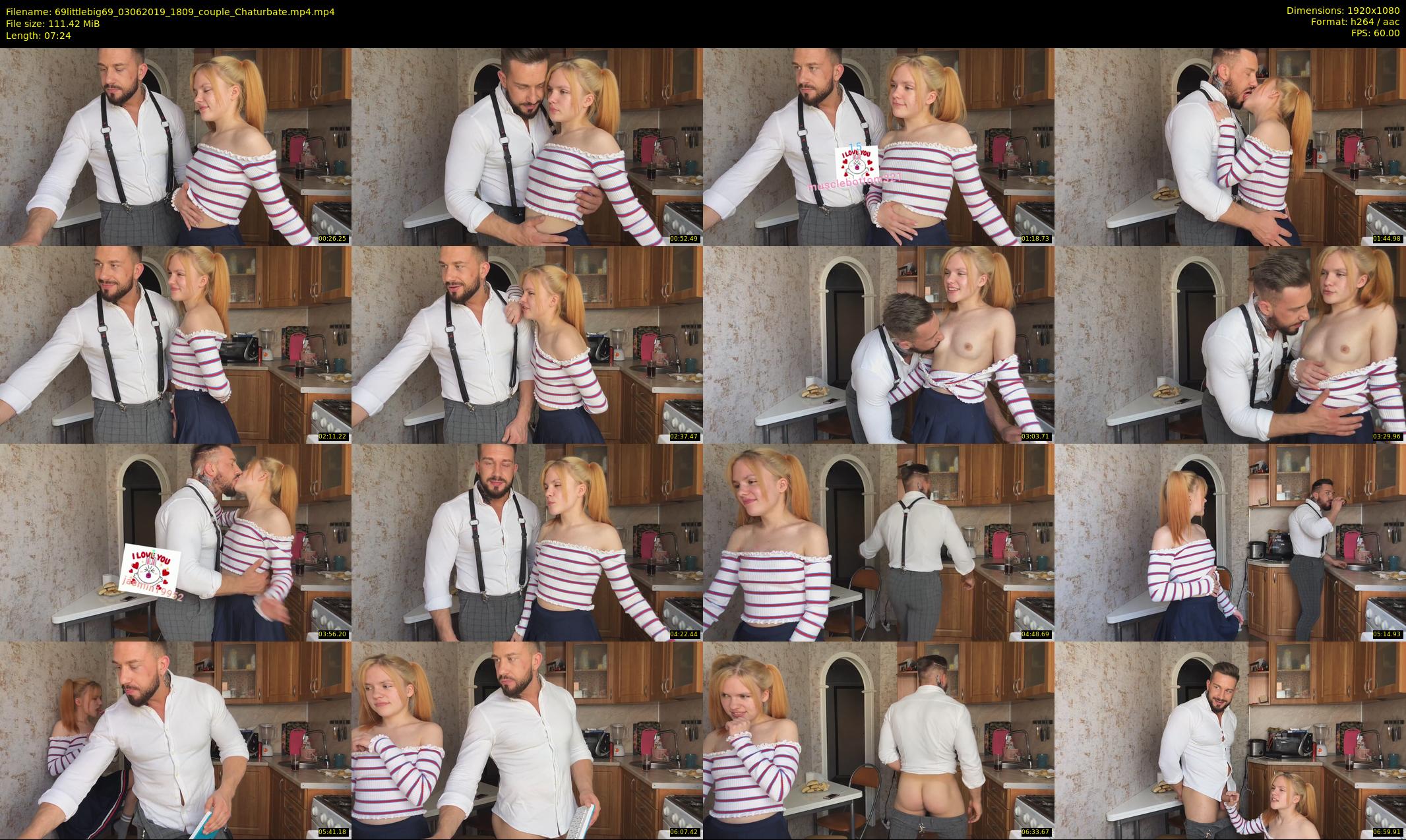69littlebig69 — 8 minute Chaturbate couple cam show recording, 1080p, Jun 3, 2019