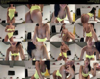 Alenaxoxo — 59 minute MyFreeCams cam show recording, 480p, Jun 3, 2019