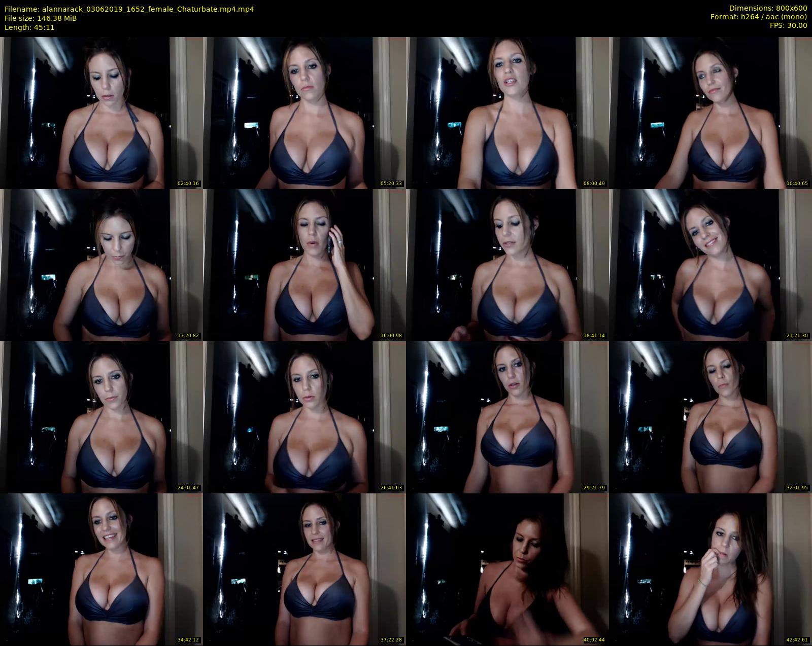 alannarack — 46 minute Chaturbate female cam show recording, 480p, Jun 3, 2019