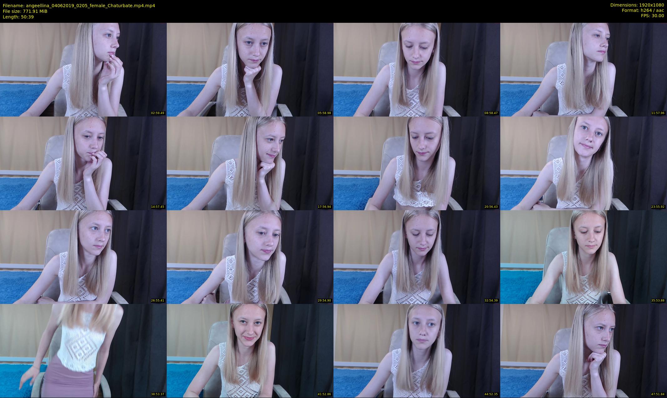 angeellina — 51 minute Chaturbate female cam show recording, 1080p, Jun 4, 2019