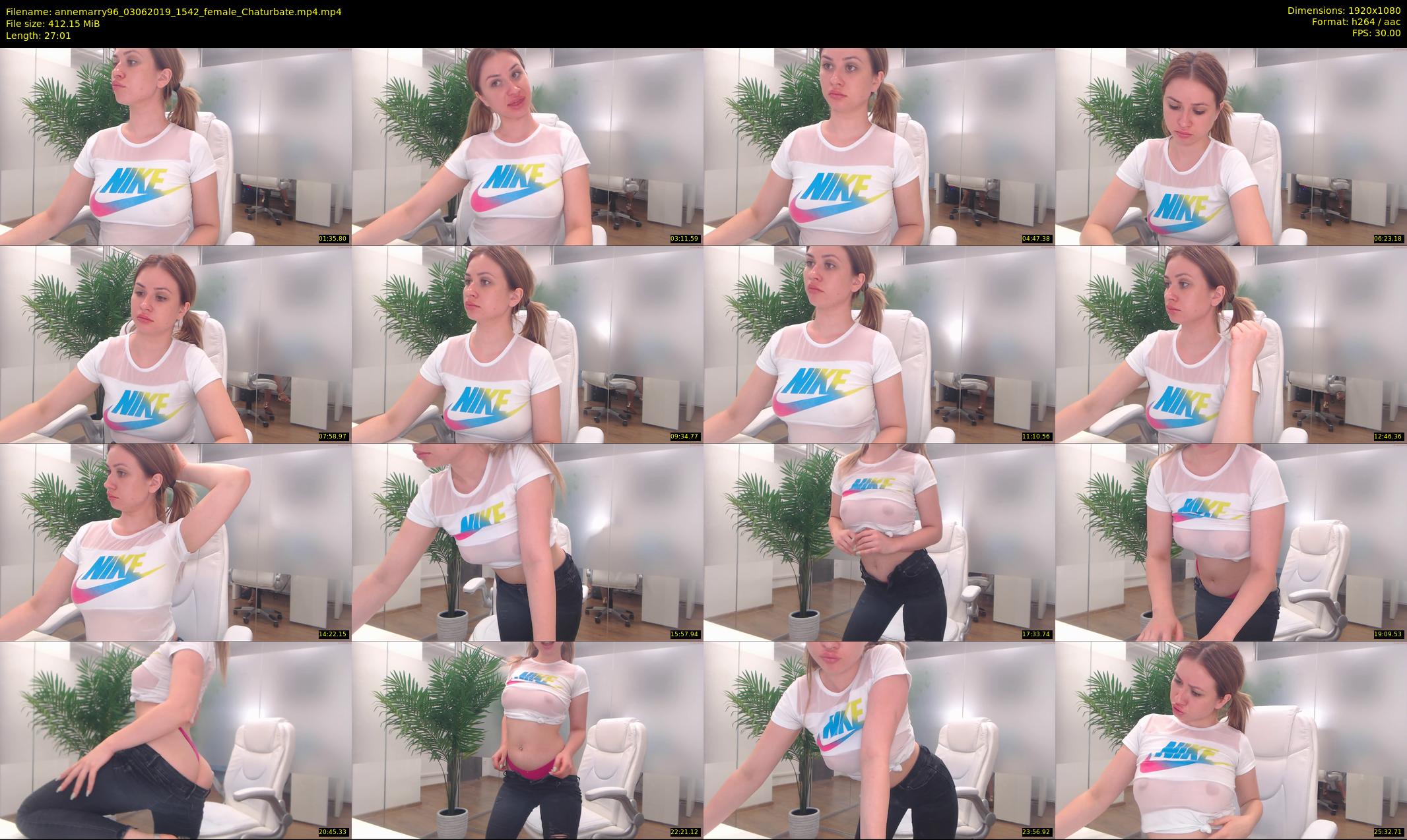 annemarry96 — 28 minute Chaturbate female cam show recording, 1080p, Jun 3, 2019