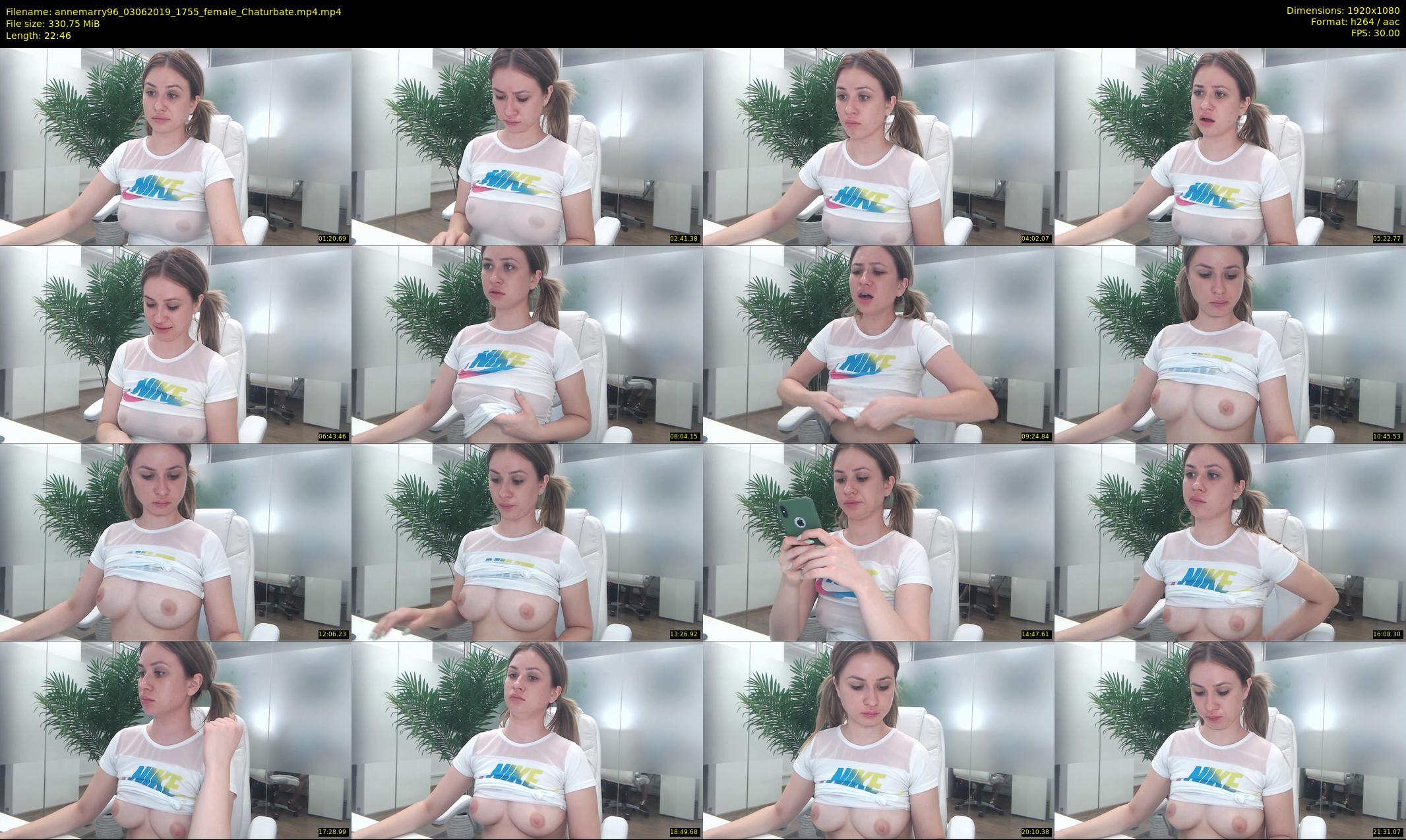 annemarry96 — 23 minute Chaturbate female cam show recording, 1080p, Jun 3, 2019