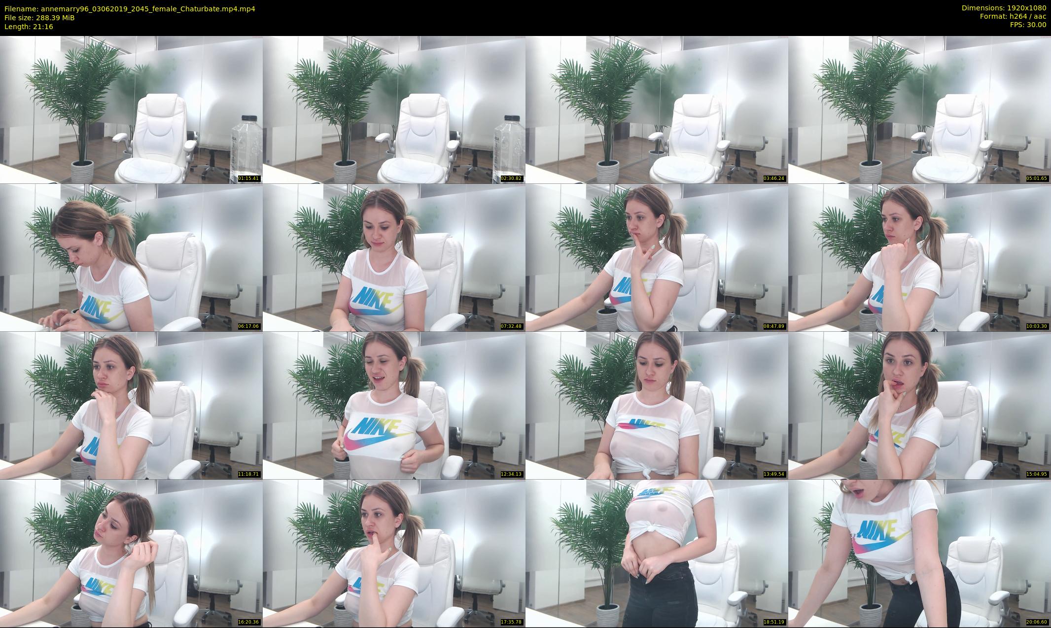annemarry96 — 22 minute Chaturbate female cam show recording, 1080p, Jun 3, 2019