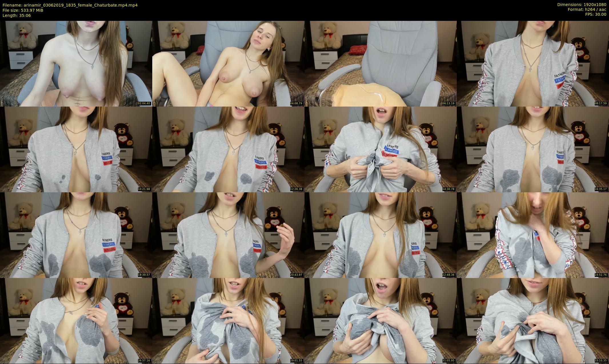 arinamir — 36 minute Chaturbate female cam show recording, 1080p, Jun 3, 2019