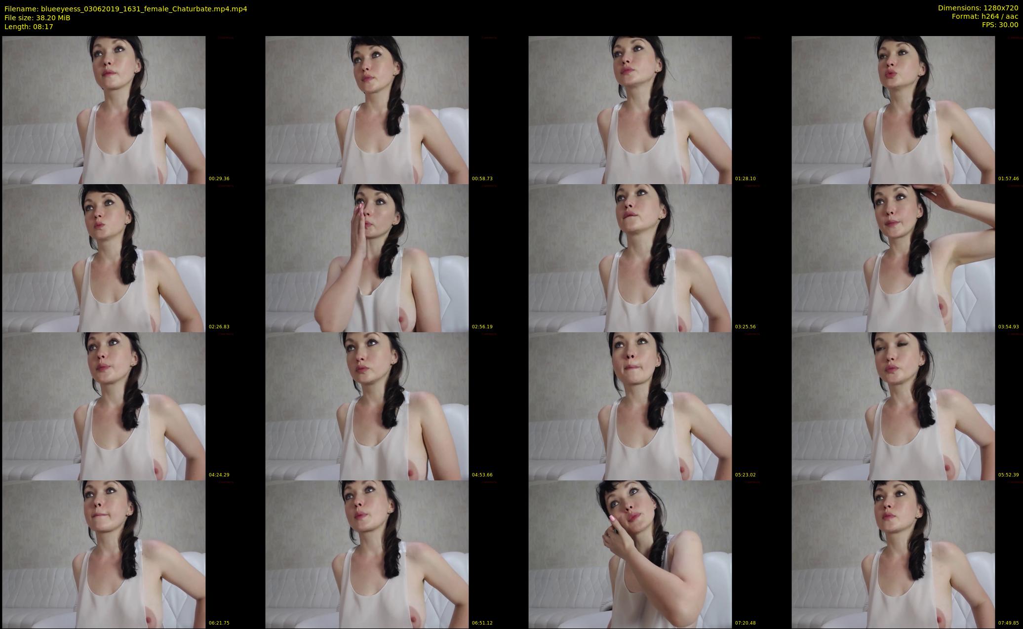 blueeyeess — 9 minute Chaturbate female cam show recording, 720p, Jun 3, 2019