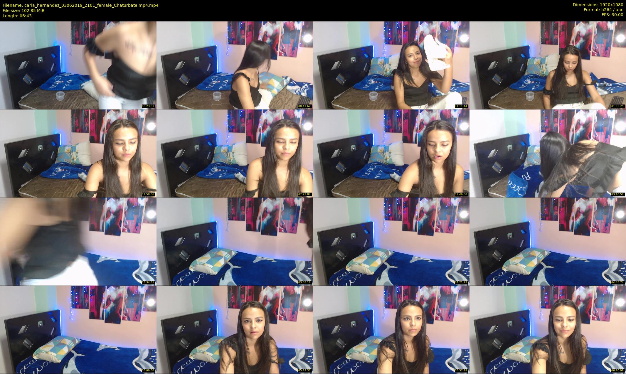 carla_hernandez — 7 minute Chaturbate female cam show recording, 1080p, Jun 3, 2019
