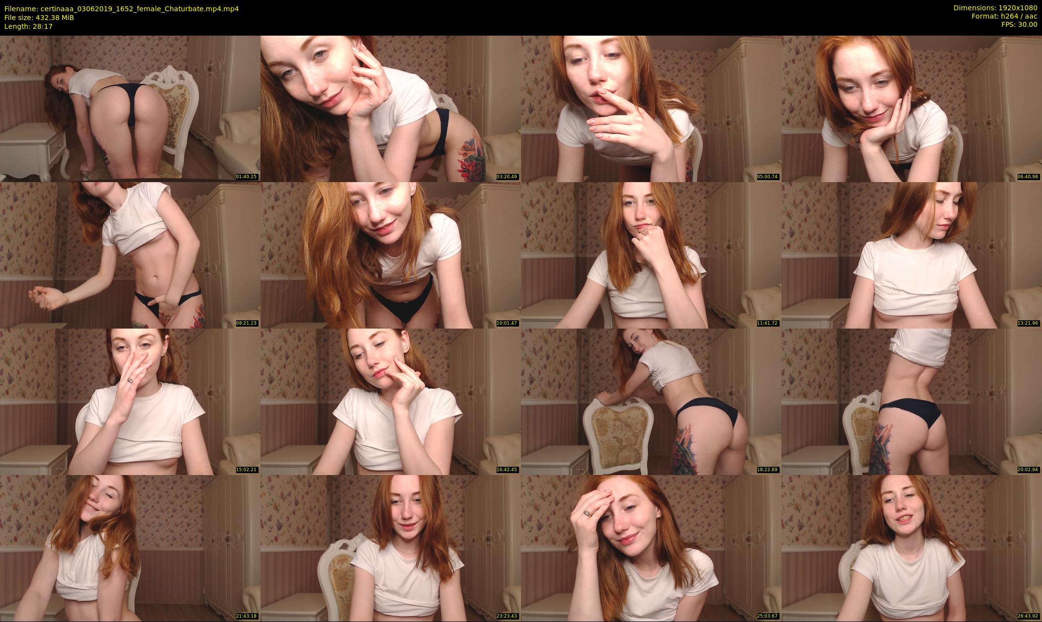 certinaaa — 29 minute Chaturbate female cam show recording, 1080p, Jun 3, 2019