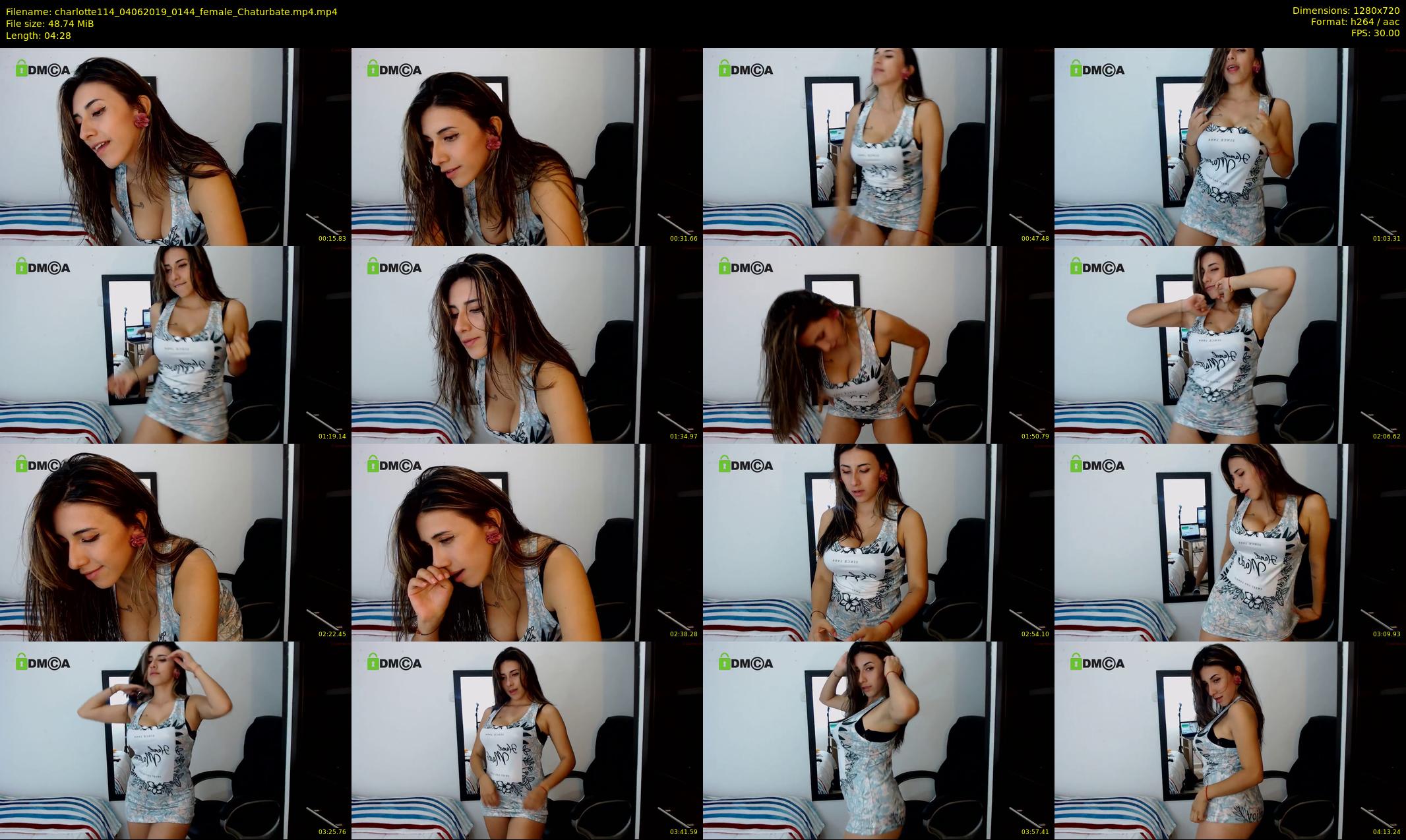 charlotte114 — 5 minute Chaturbate female cam show recording, 720p, Jun 4, 2019