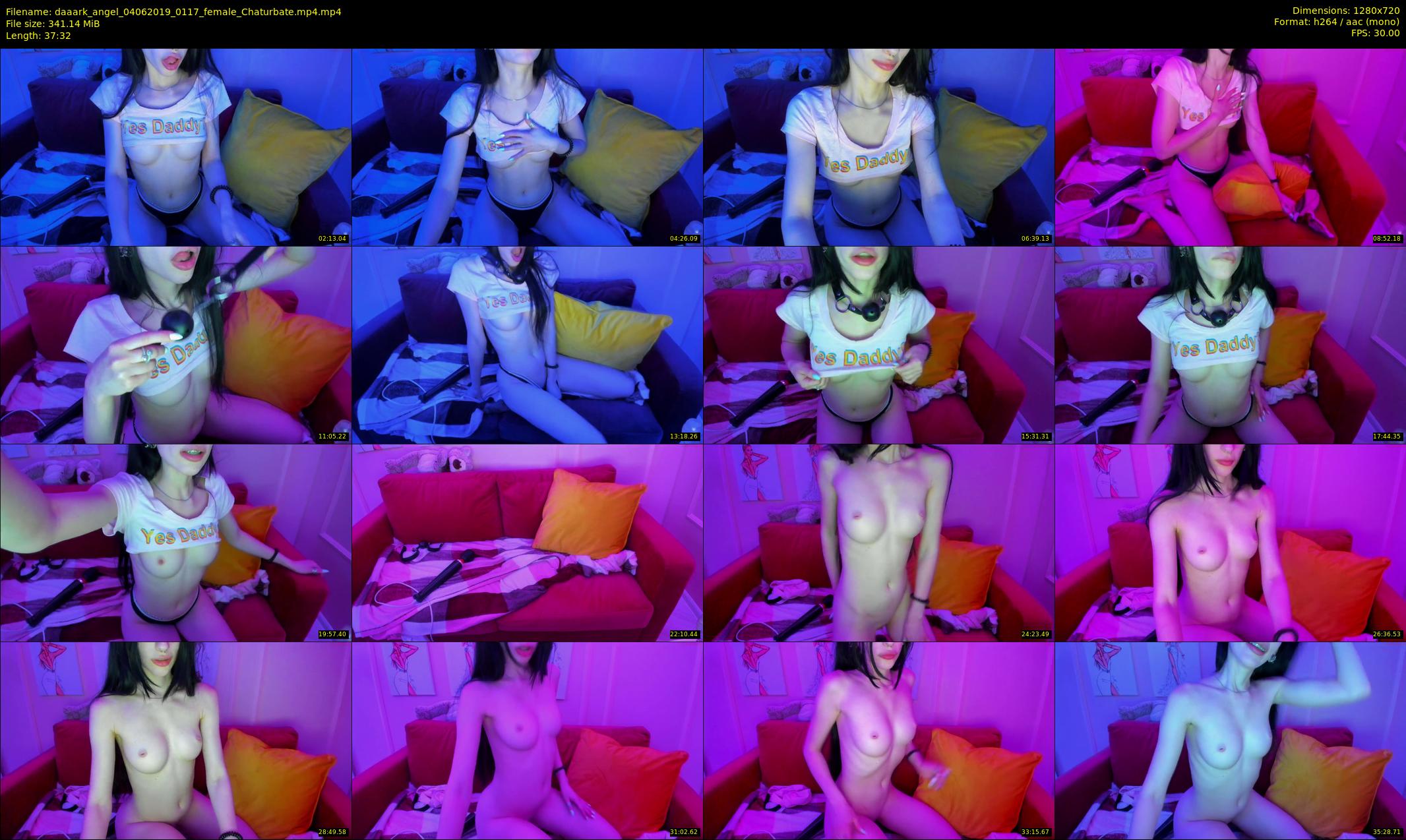 daaark_angel — 38 minute Chaturbate female cam show recording, 720p, Jun 4, 2019