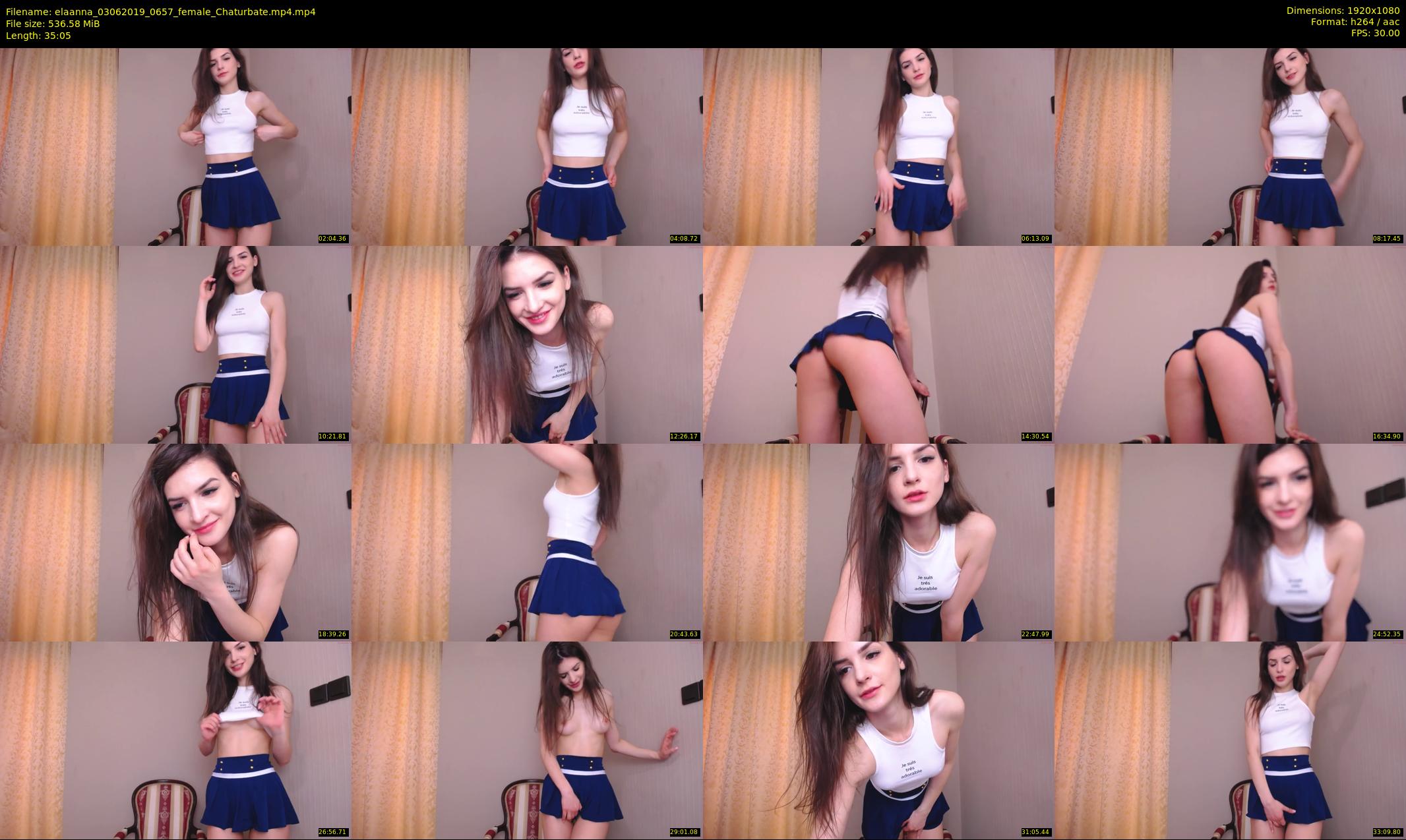 elaanna — 36 minute Chaturbate female cam show recording, 1080p, Jun 3, 2019