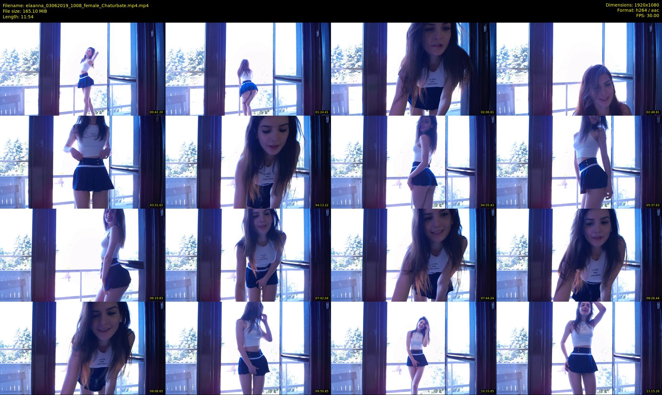 elaanna — 12 minute Chaturbate female cam show recording, 1080p, Jun 3, 2019
