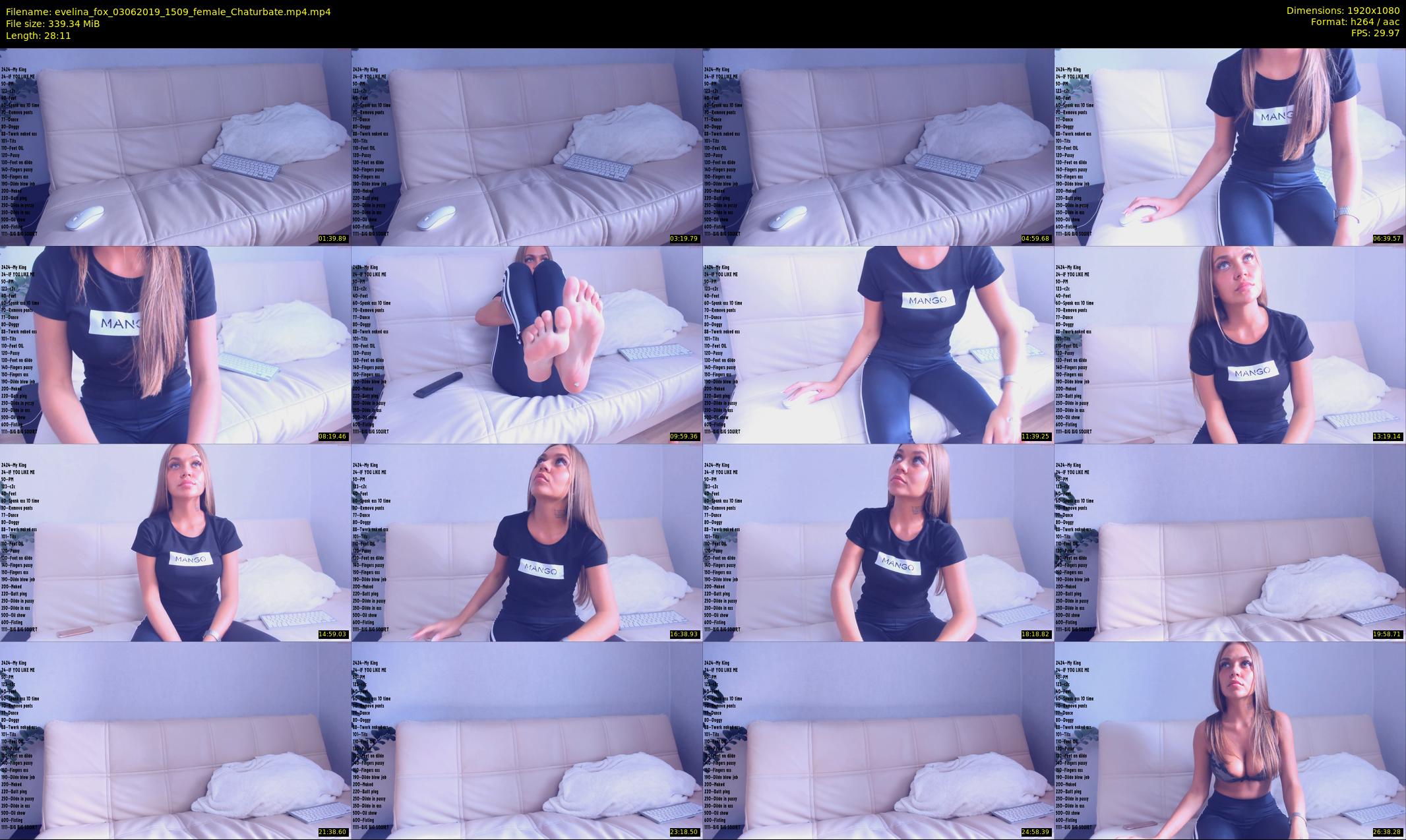 evelina_fox — 29 minute Chaturbate female cam show recording, 1080p, Jun 3, 2019