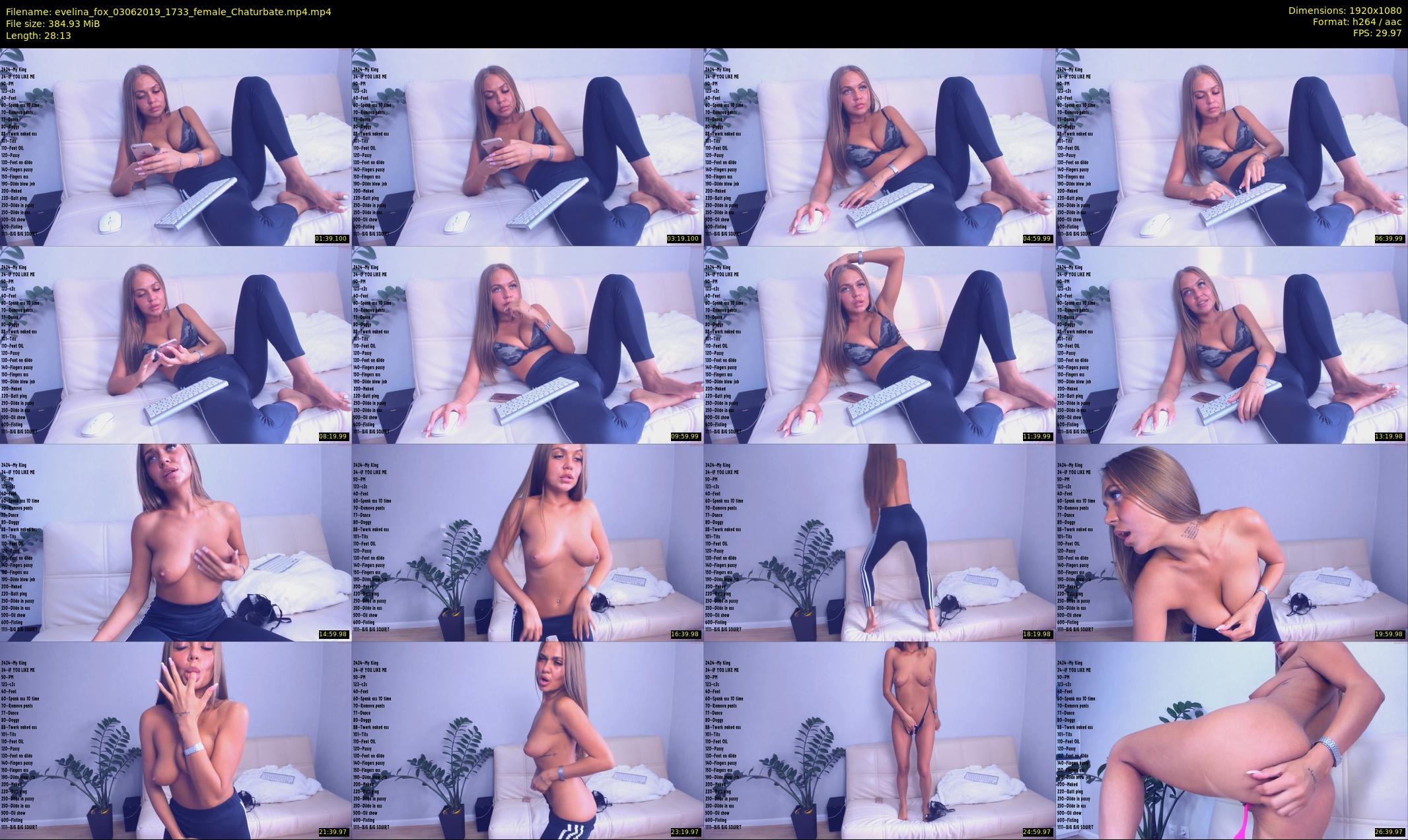 evelina_fox — 29 minute Chaturbate female cam show recording, 1080p, Jun 3, 2019