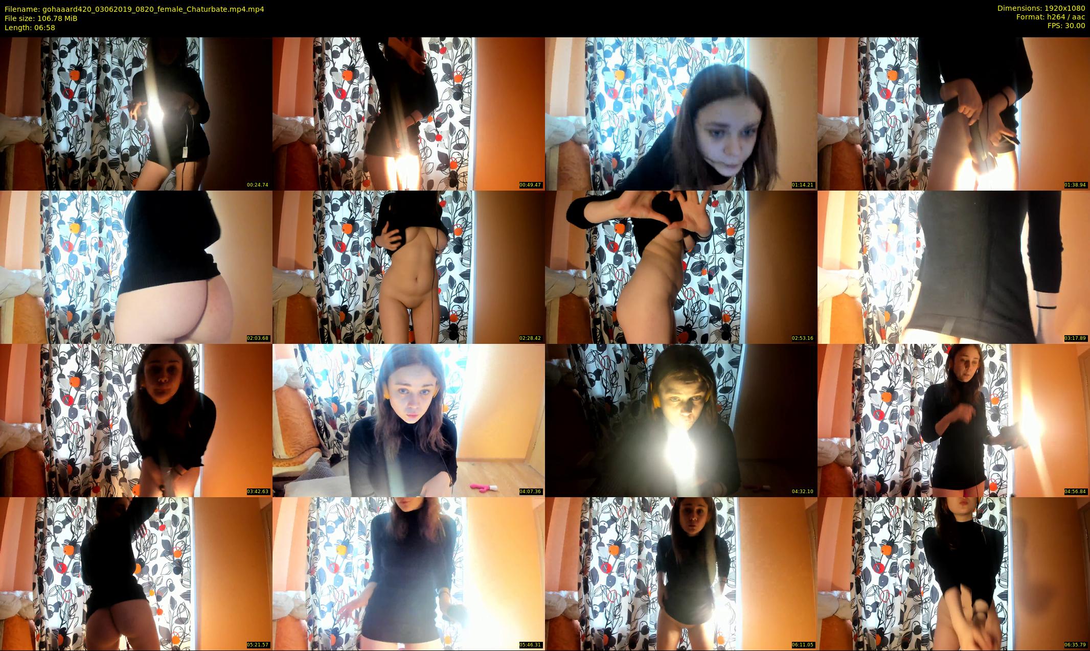 gohaaard420 — 7 minute Chaturbate female cam show recording, 1080p, Jun 3, 2019